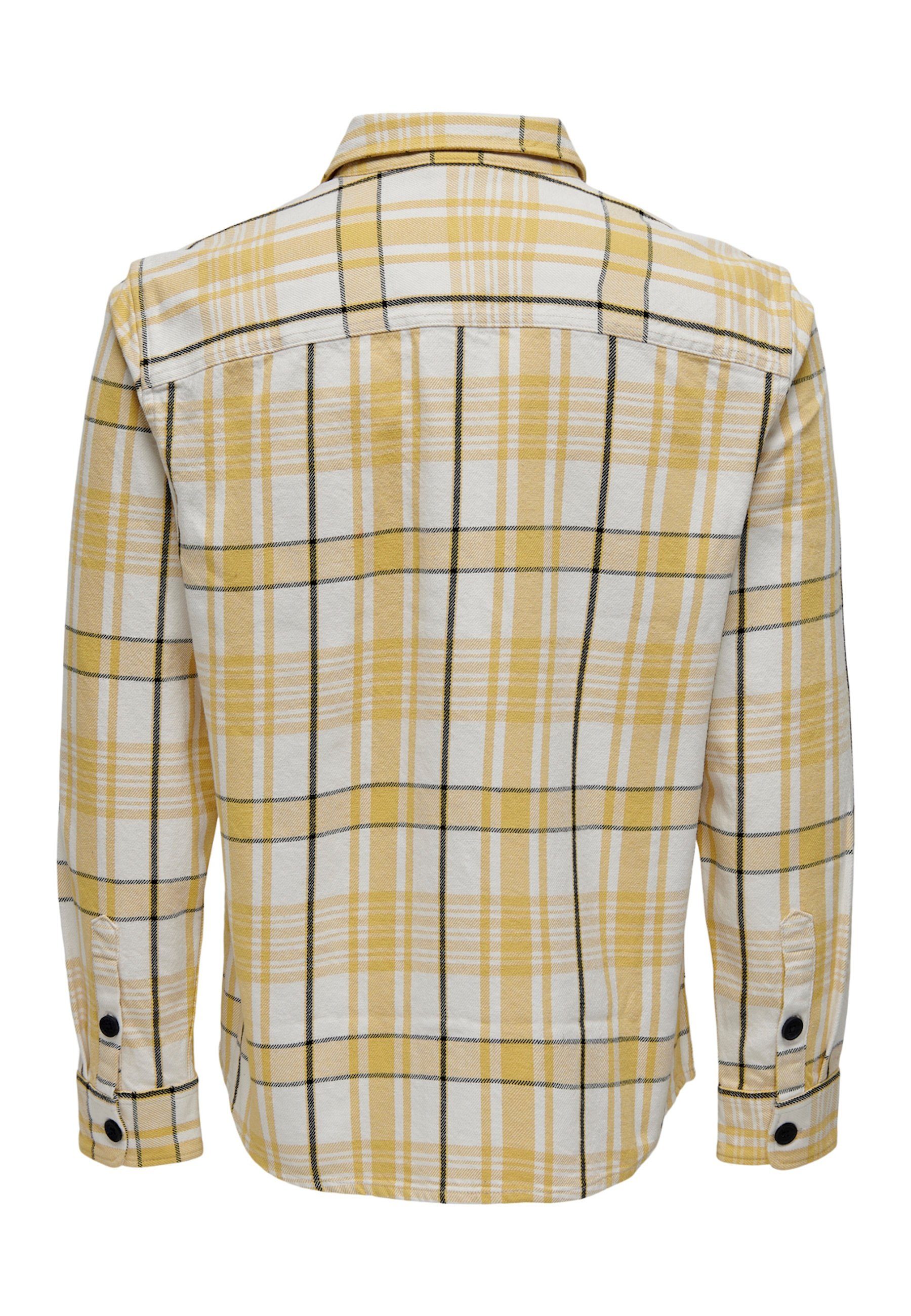 ONLY & SONS Langarmhemd Hemd Milo Langarm-Flanellhemd (1-tlg)