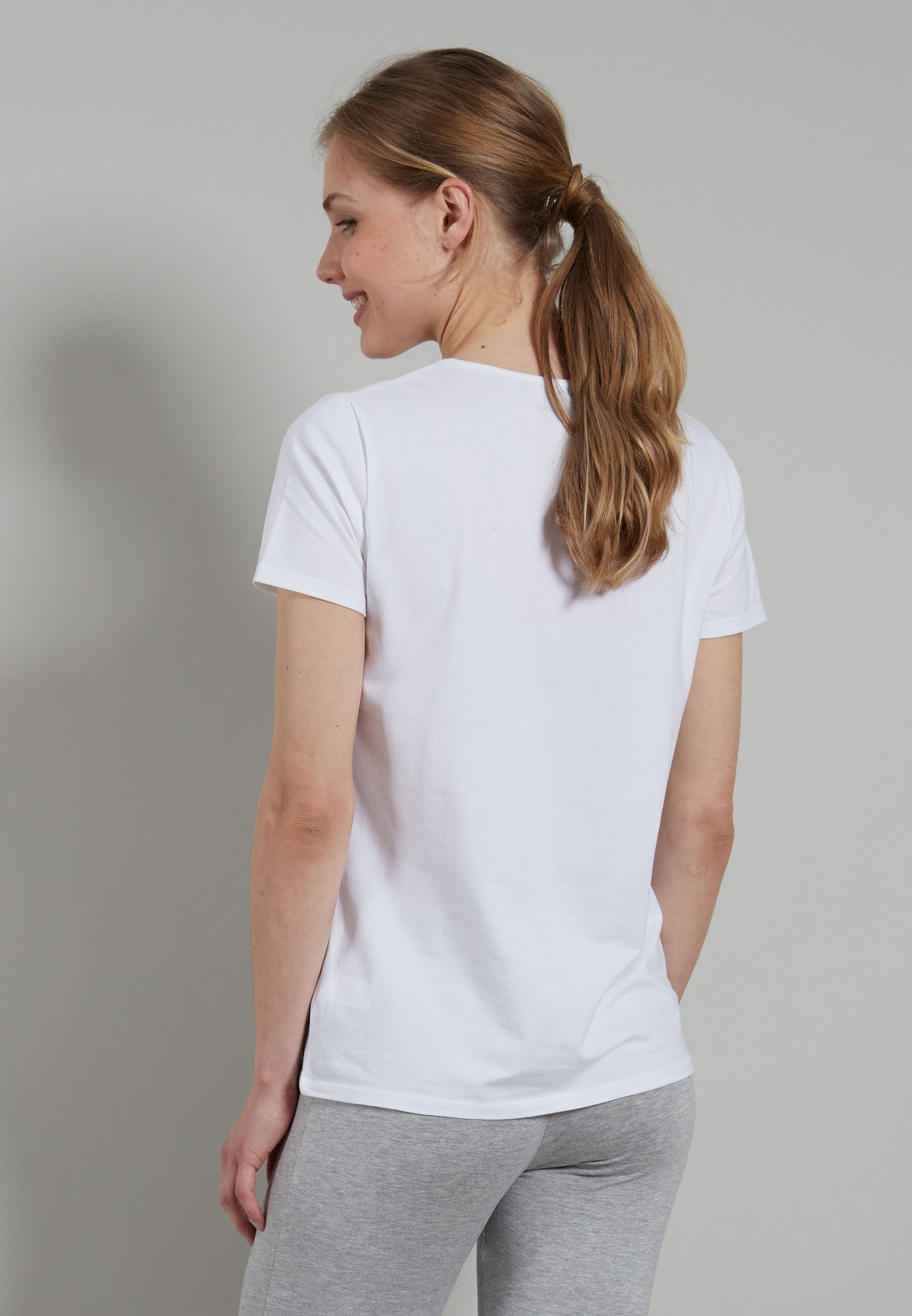 GÖTZBURG Unterziehshirt GÖTZBURG Damen Shirt weiß uni 3er Pack (3-St)