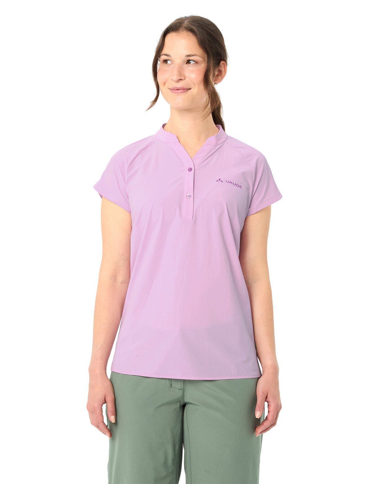 VAUDE Funktionshemd Women's Yaras SL Shirt II (1-tlg) atmungsaktiv und pflegeleicht