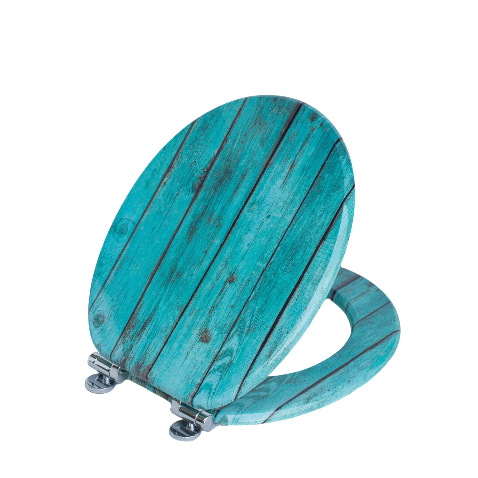 SINOBATH WC-Sitz WC-Sitz mit Absenkautomatik,MDF Holzkern,Toilettensitz