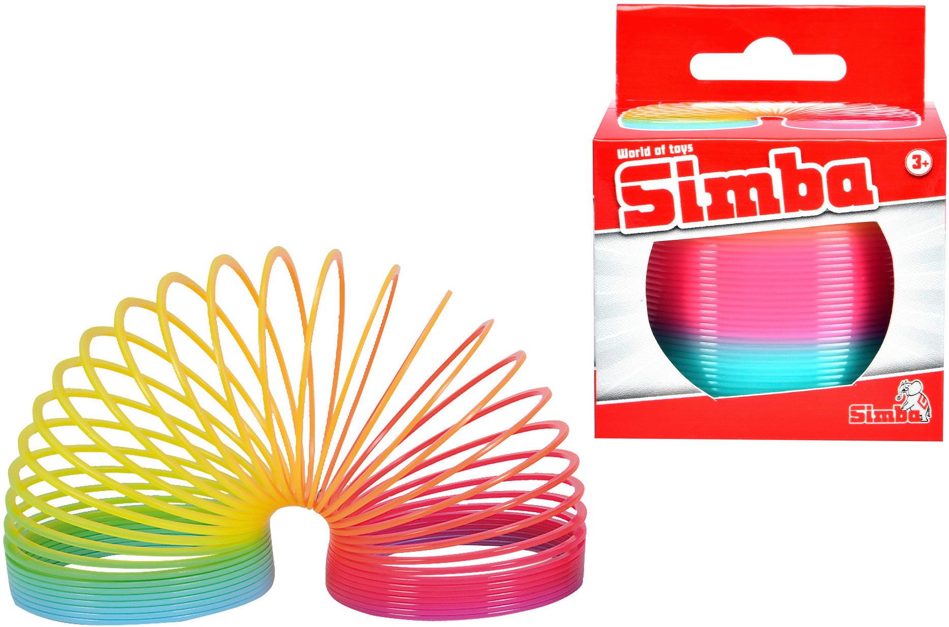 SIMBA Lernspielzeug Spielzeug regenbogenfarbene Spiralfeder Magic Spring 6cm 108614723