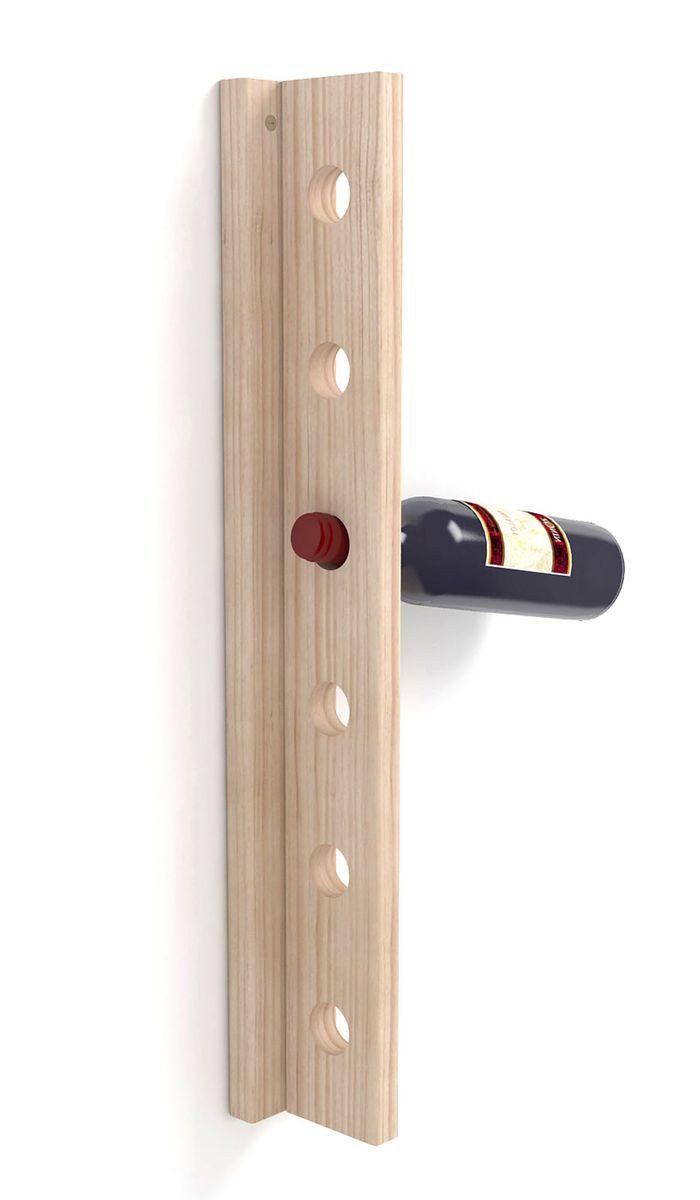 Astigarraga Kit Line Wandregal Flaschenregal Weinregal Weinständer, für 6 Flaschen, zur Wandmontage vorgesehen