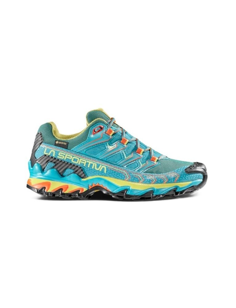 La Sportiva Trail-Laufschuhe Ultra Raptor II GTX (wasserdicht) blau/gelb Damen Wanderschuh