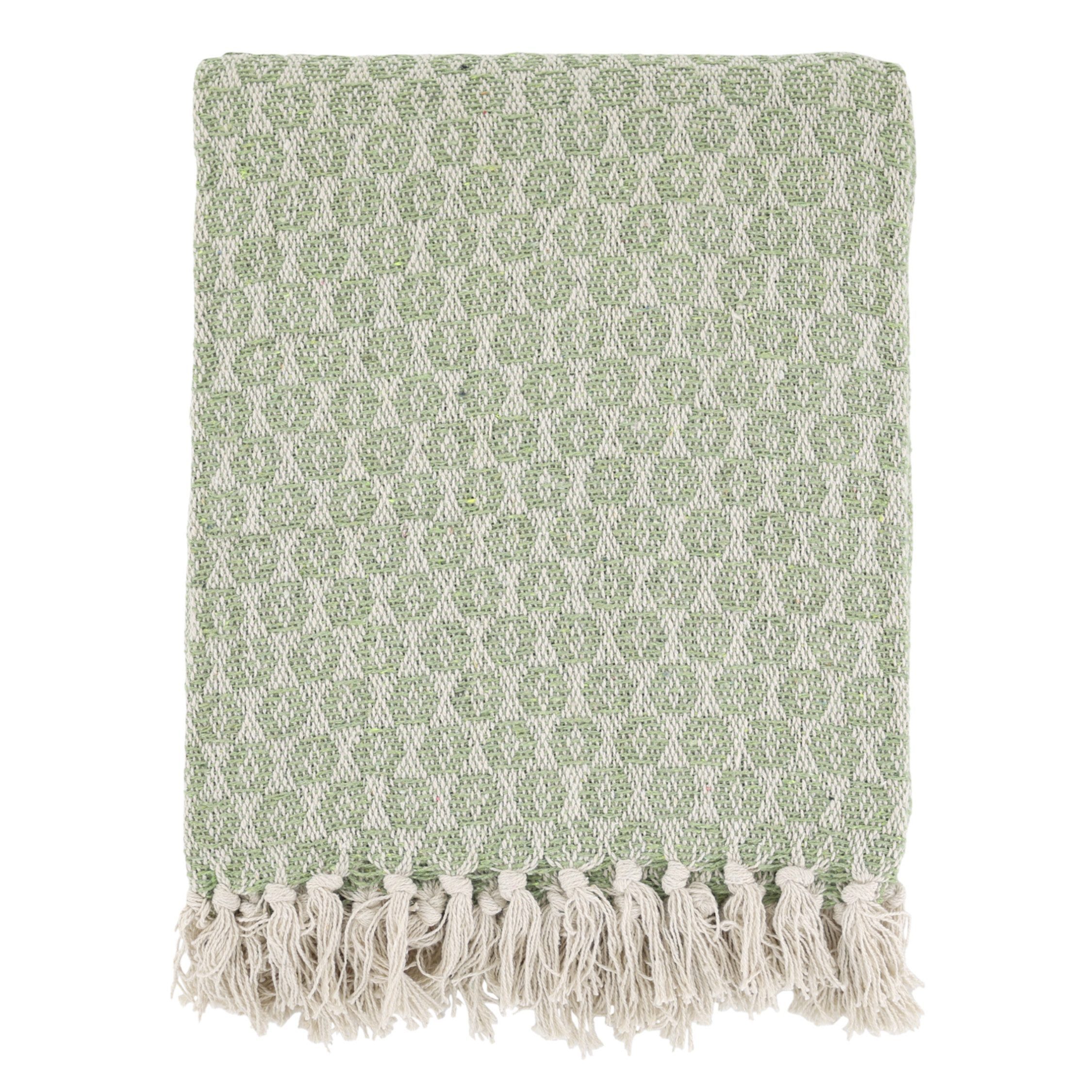 Plaid Chic Antique Aix Plaid Garnüberschuss Grün, Chic Antique