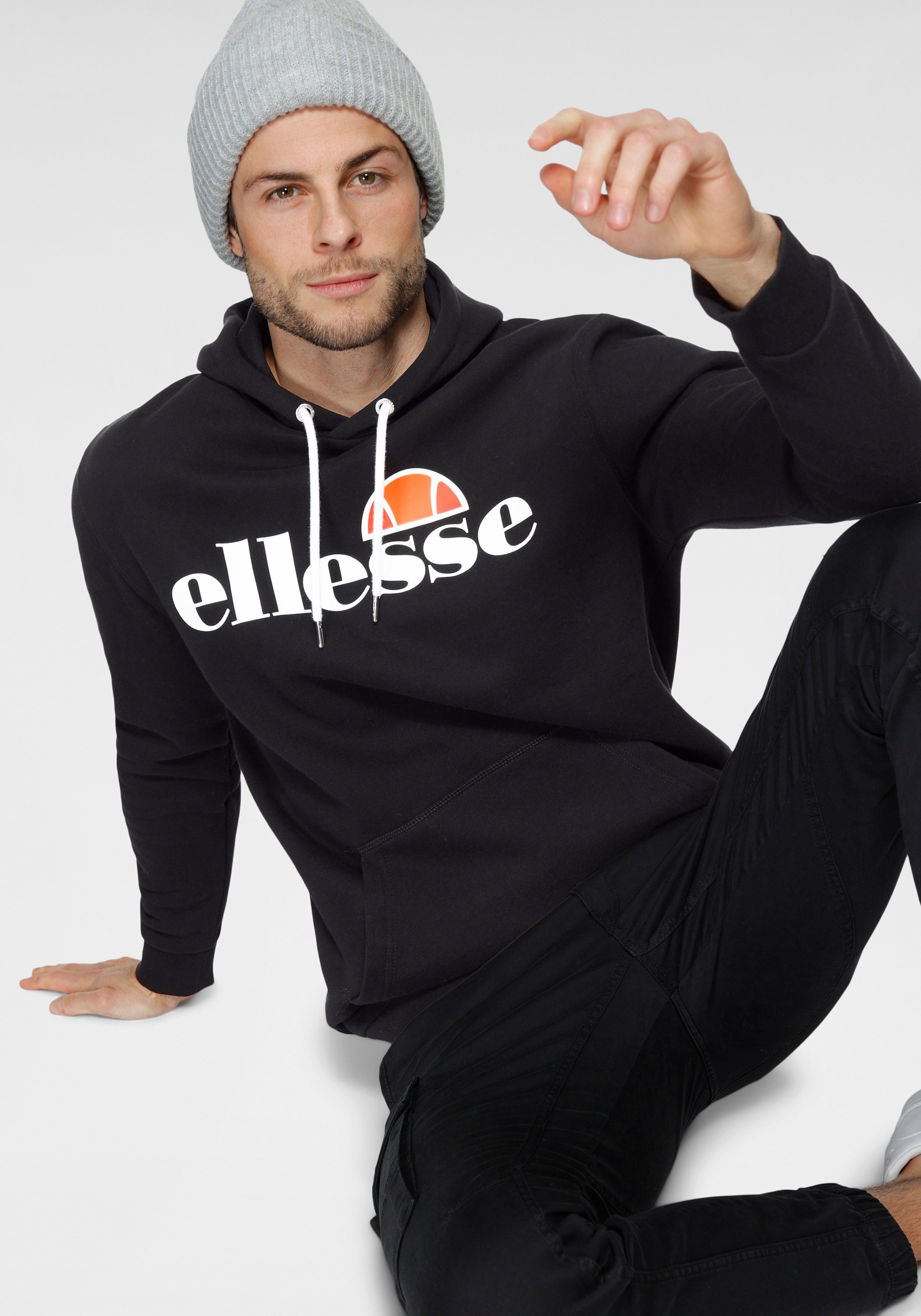 Kapuzensweatshirt SL OH Ellesse HOODY GOTTERO schwarz