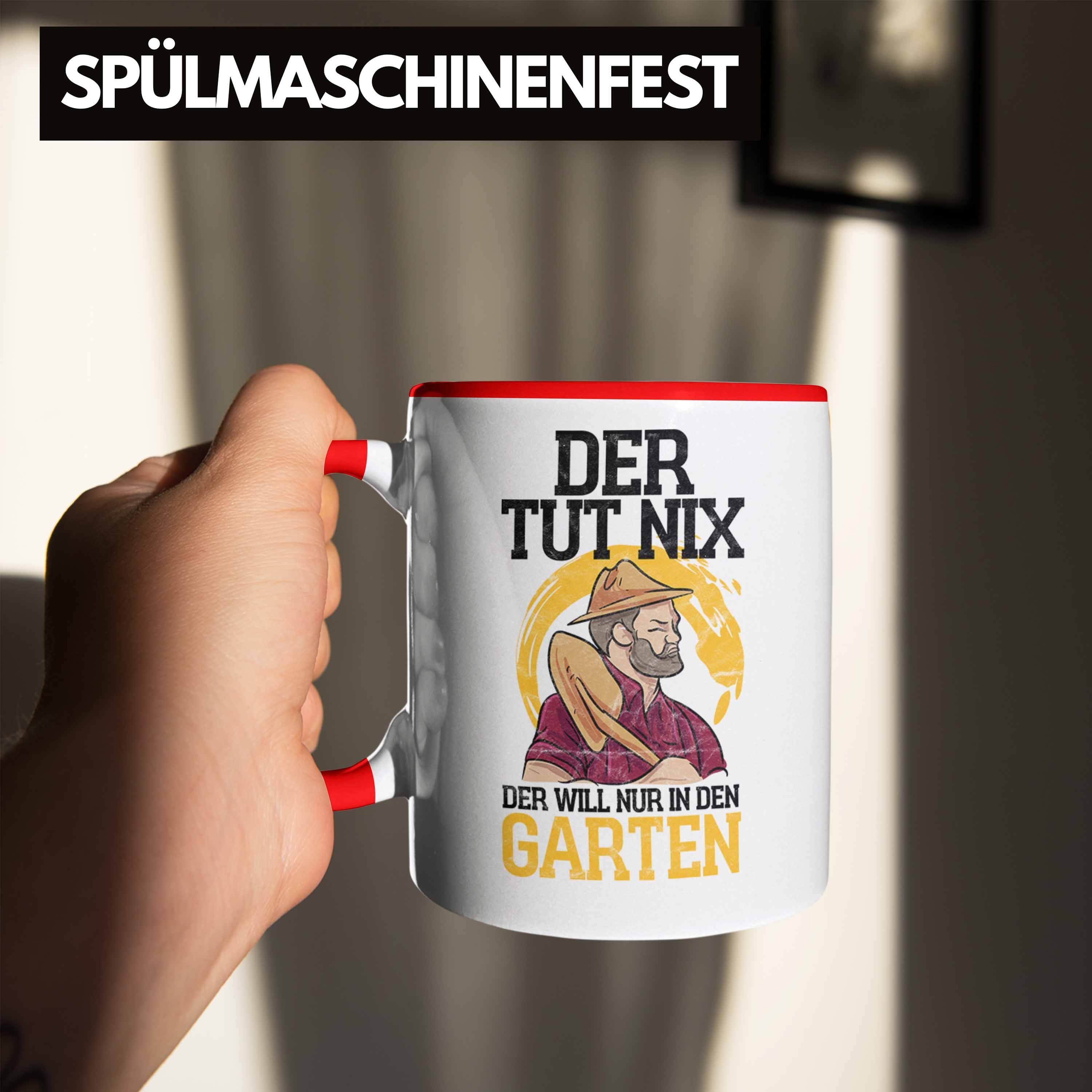 für und Perfektes Lustige für Tasse Trendation Tasse Geschenk Hobby- Rot Landschaft Gärtner