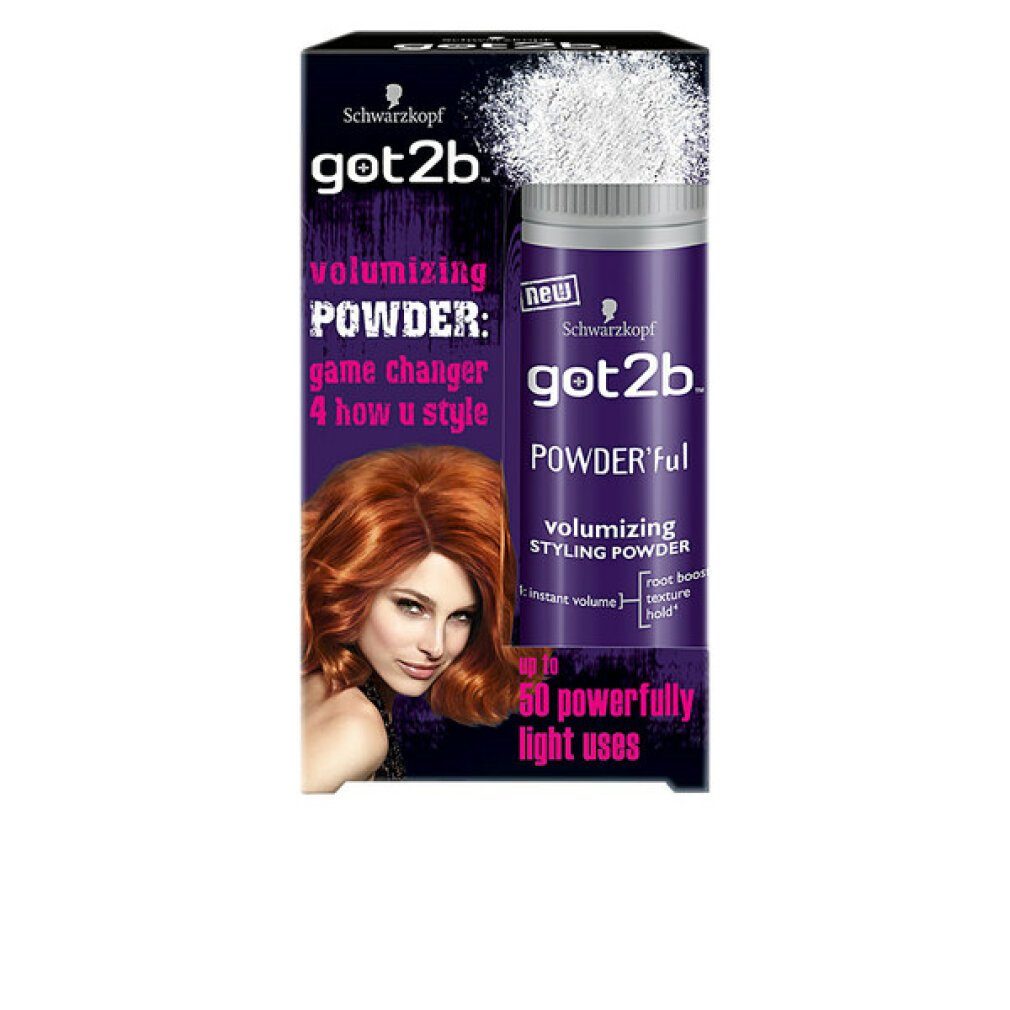 volumizing GOT2B Schwarzkopf gr styling POWDER'FUL Haargel 10 powder