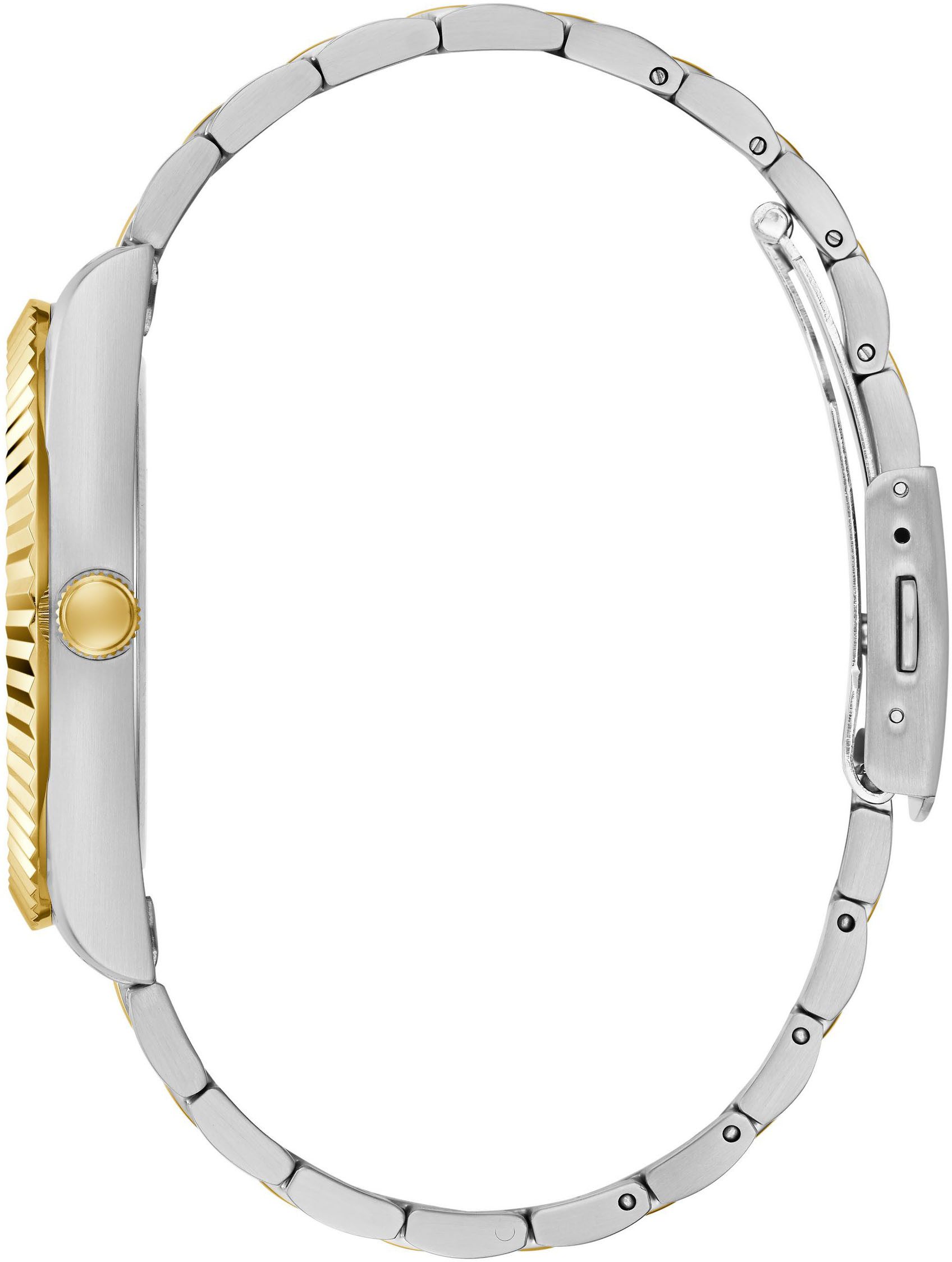 Guess Quarzuhr CONNOISSEUR GW0265G14, Armbanduhr, Herrenuhr, Datum, Wochentag, Edelstahlarmband