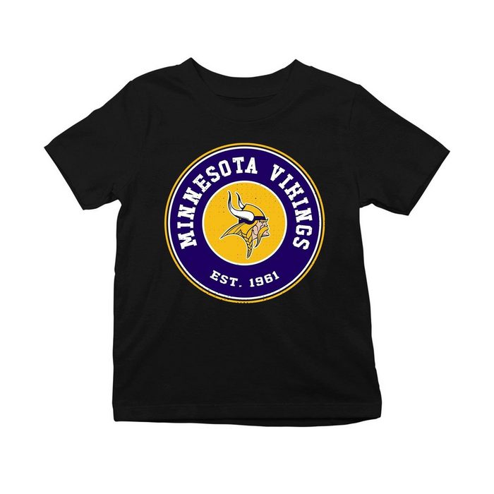 Quattro Formatee Kurzarmshirt Minnesota Vikings - American Football NFL Super Bowl Kinder T-Shirt (1-tlg)