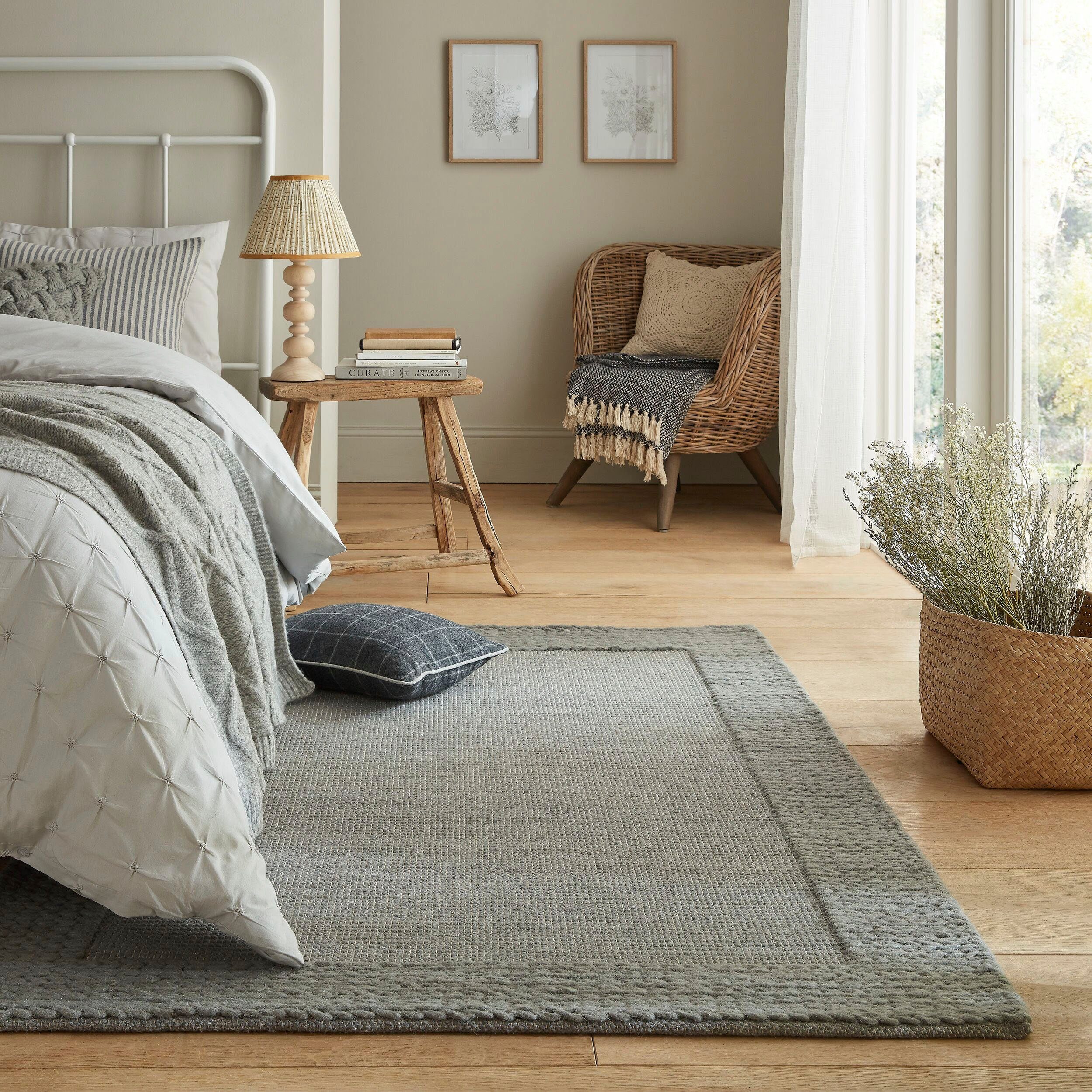 Teppich, FLAIR Grau rechteckig, Höhe: mm RUGS, 10