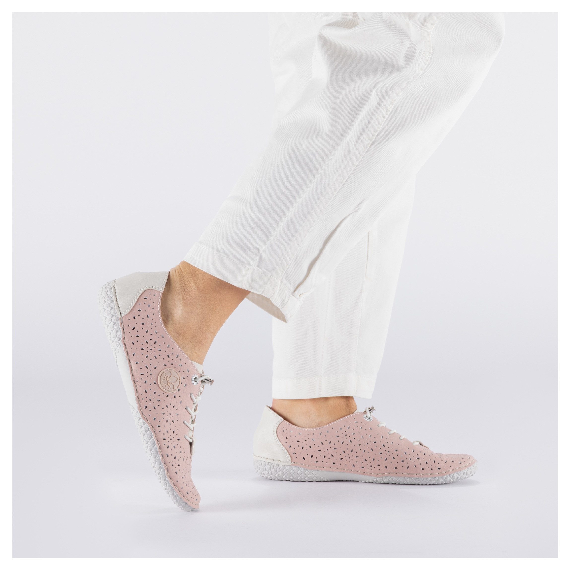 Rieker Slip-On Sneaker Schlupfschuh, Halbschuh, Freizeitschuh mit Schnellverschluss