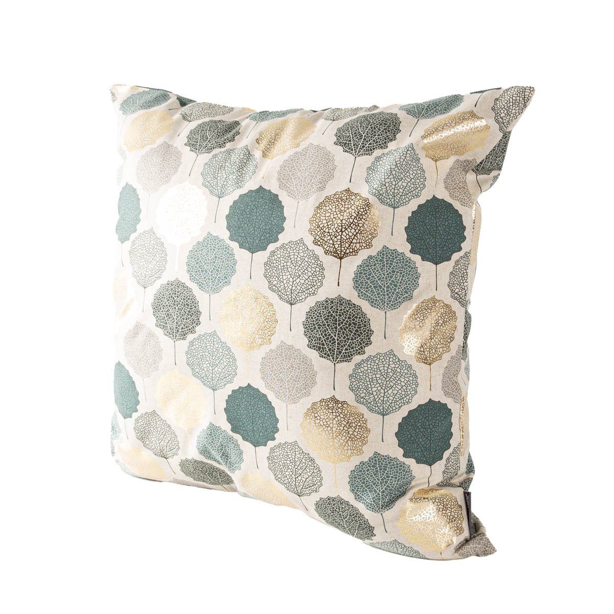 SCHÖNER LEBEN. Декоративные подушки SCHÖNER LEBEN. Подушкиhülle Blätter Blattskelett natur grün goldmeta