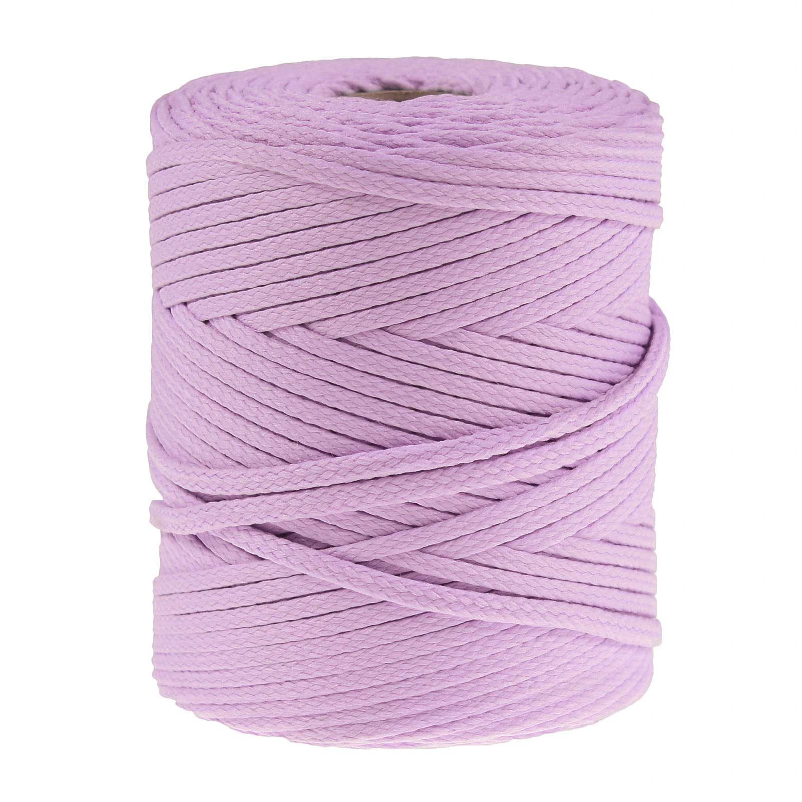 maDDma Seil 100m Polyester-Schnur Kordel 4mm, flieder