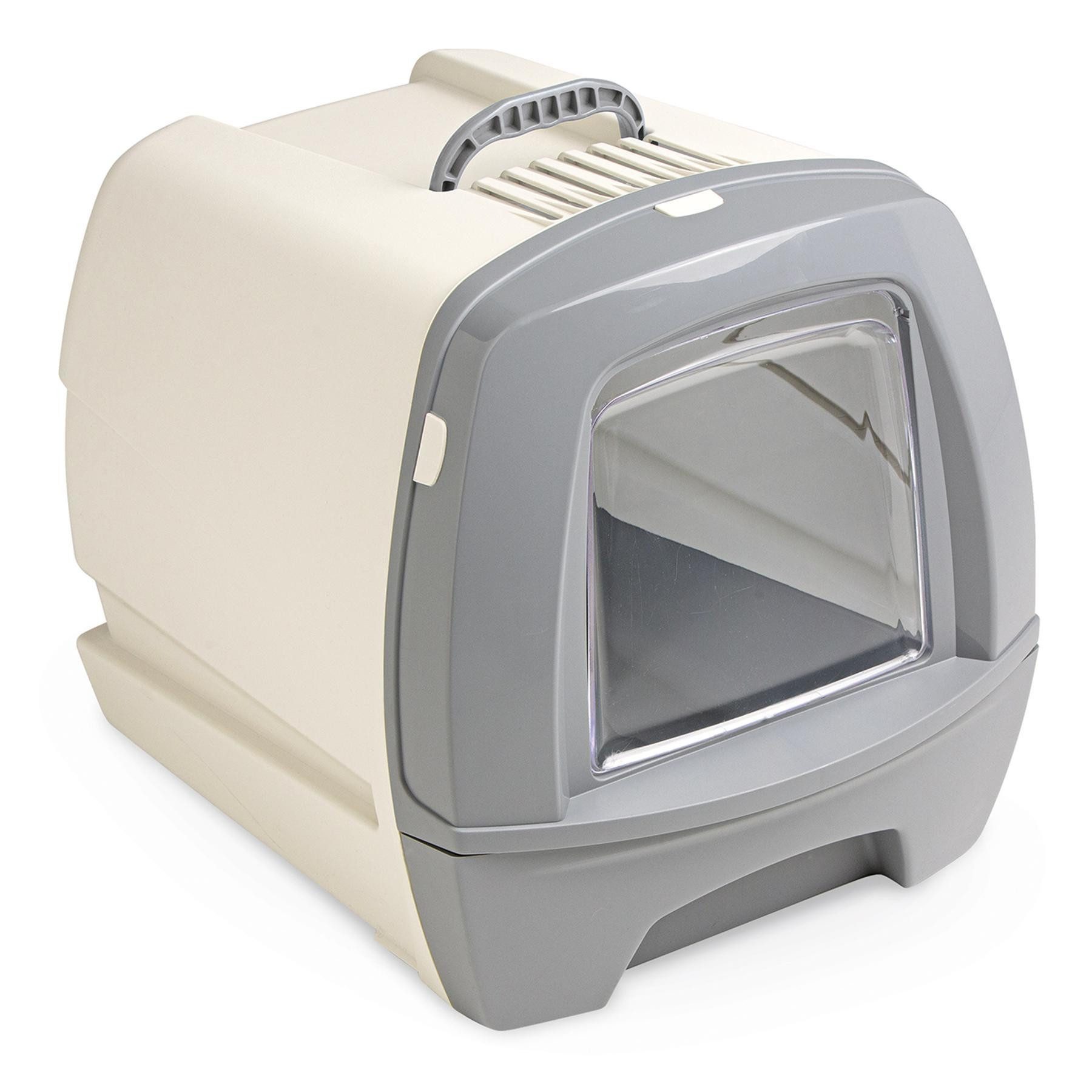 Katzentoilette Retro-Katzentoilette Katzenklo mit Schublade 48,5x40x41 cm