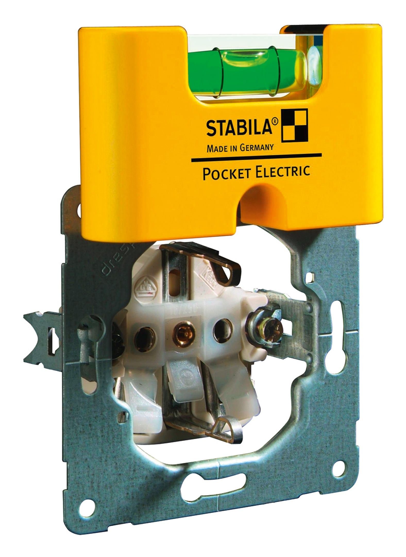 Stabila Wasserwaage, Mini Pocket Electric 7 cm SB