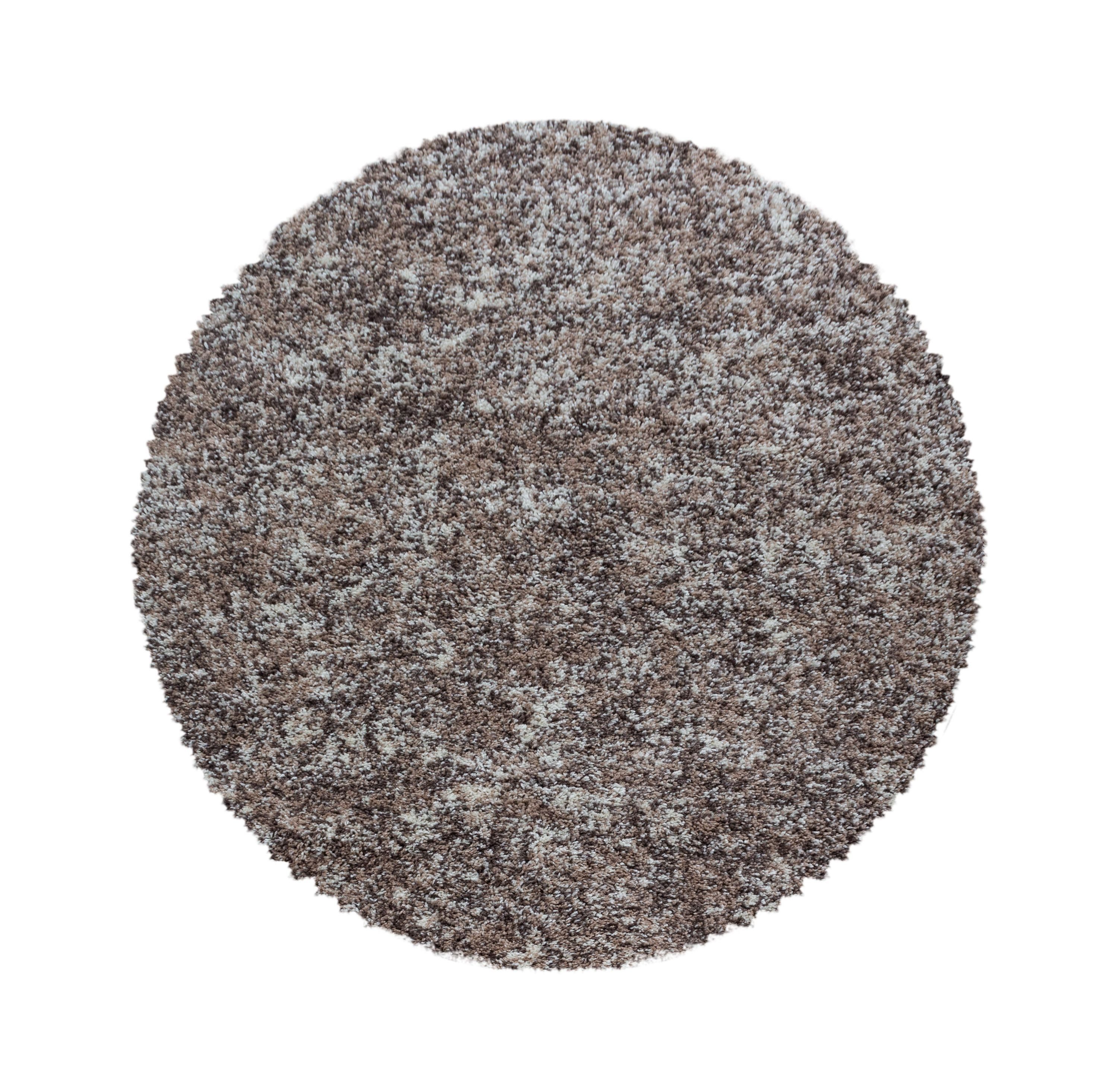 Carpettex Hochflor-Teppich Meliert Design, Rund, Höhe: günstig online kaufen