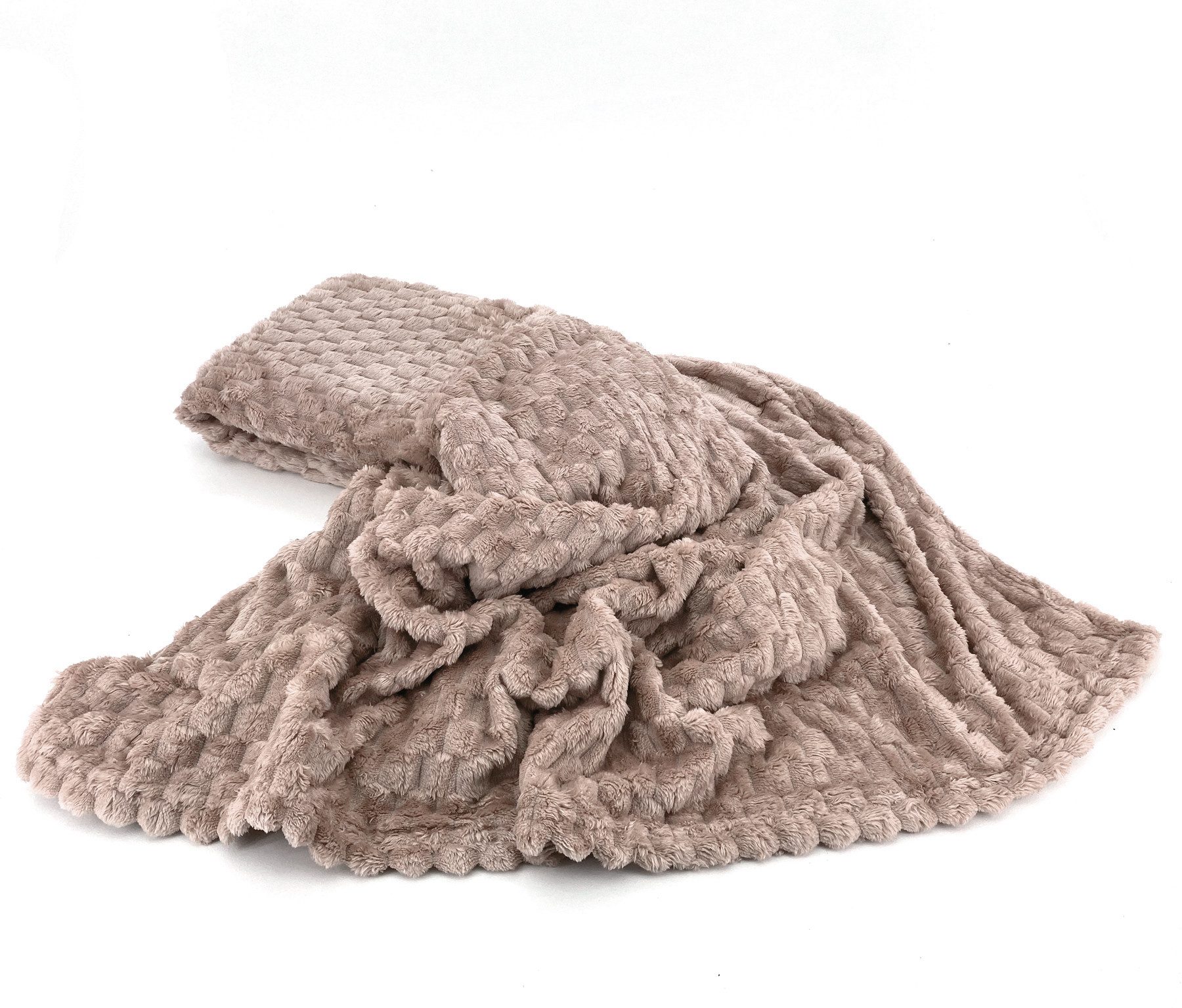 Wohndecke flauschige Flanell Kuscheldecke 150x200 Sofadecke, günstig online kaufen