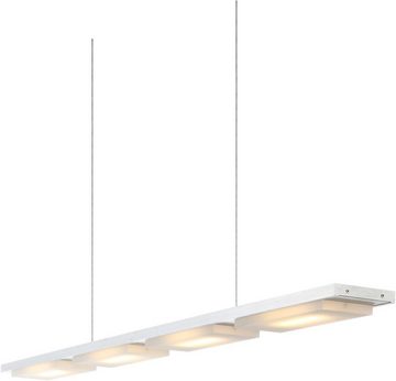 Globo LED Pendelleuchte, LED-Leuchtmittel fest verbaut, Neutralweiß, LED Pendelleuchte Modern Design Pendellampe ALU