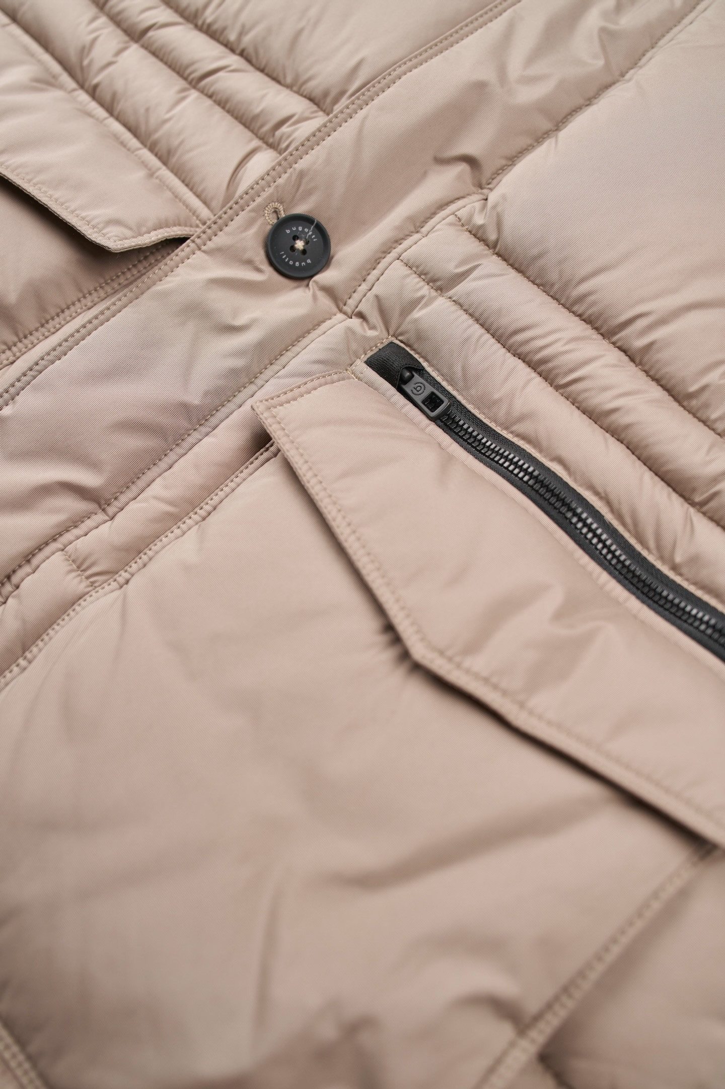 bugatti Kurzjacke mit Stehkragen
