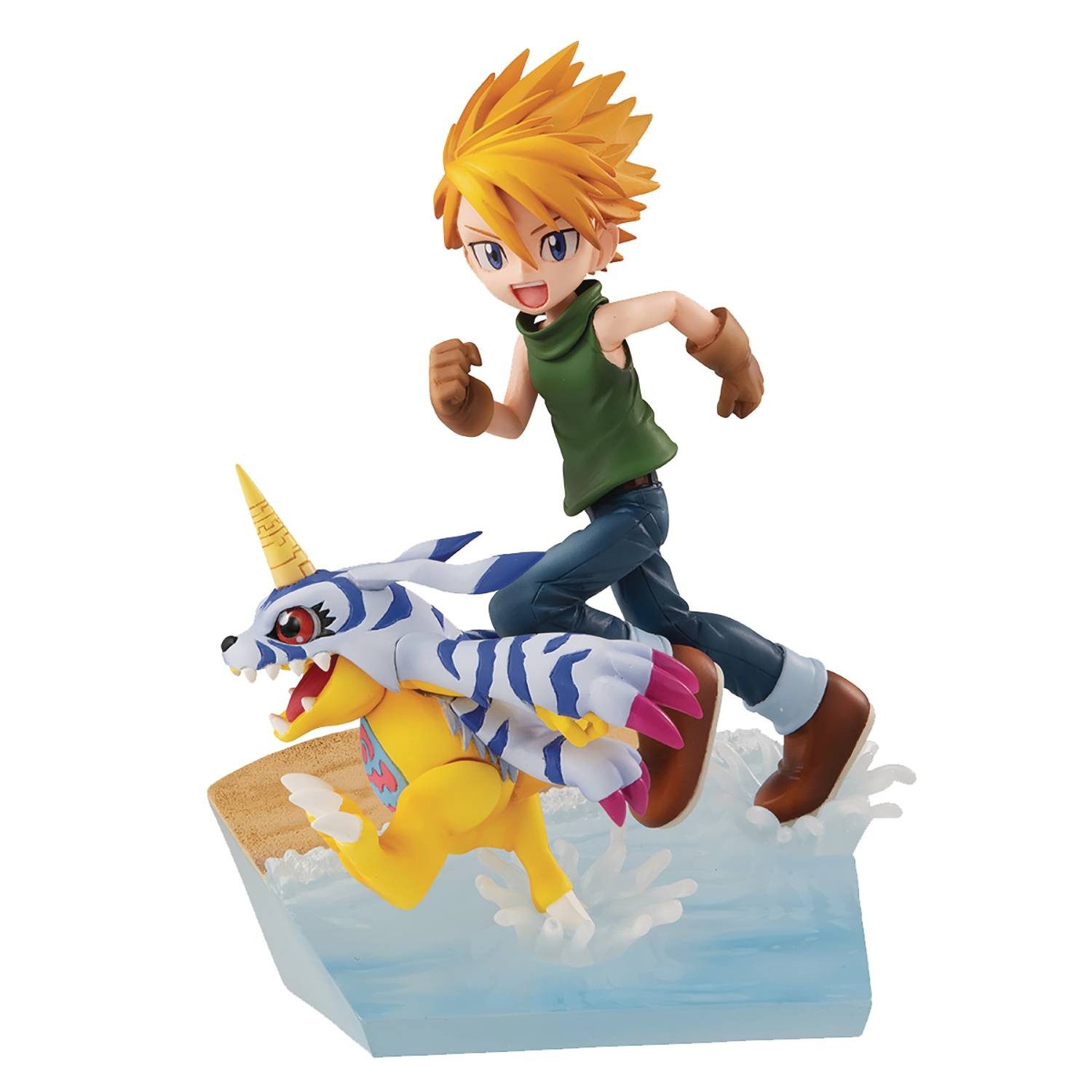 MegaHouse Sammelfigur Digimon Adventure G.E.M. Serie Yamato Ishida & Gabumon 2022 Version 12