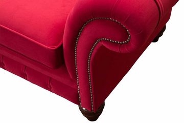 JVmoebel Chesterfield-Sofa, Sofa Klassisch Design Wohnzimmer 2 Sitzer Sofas Textil