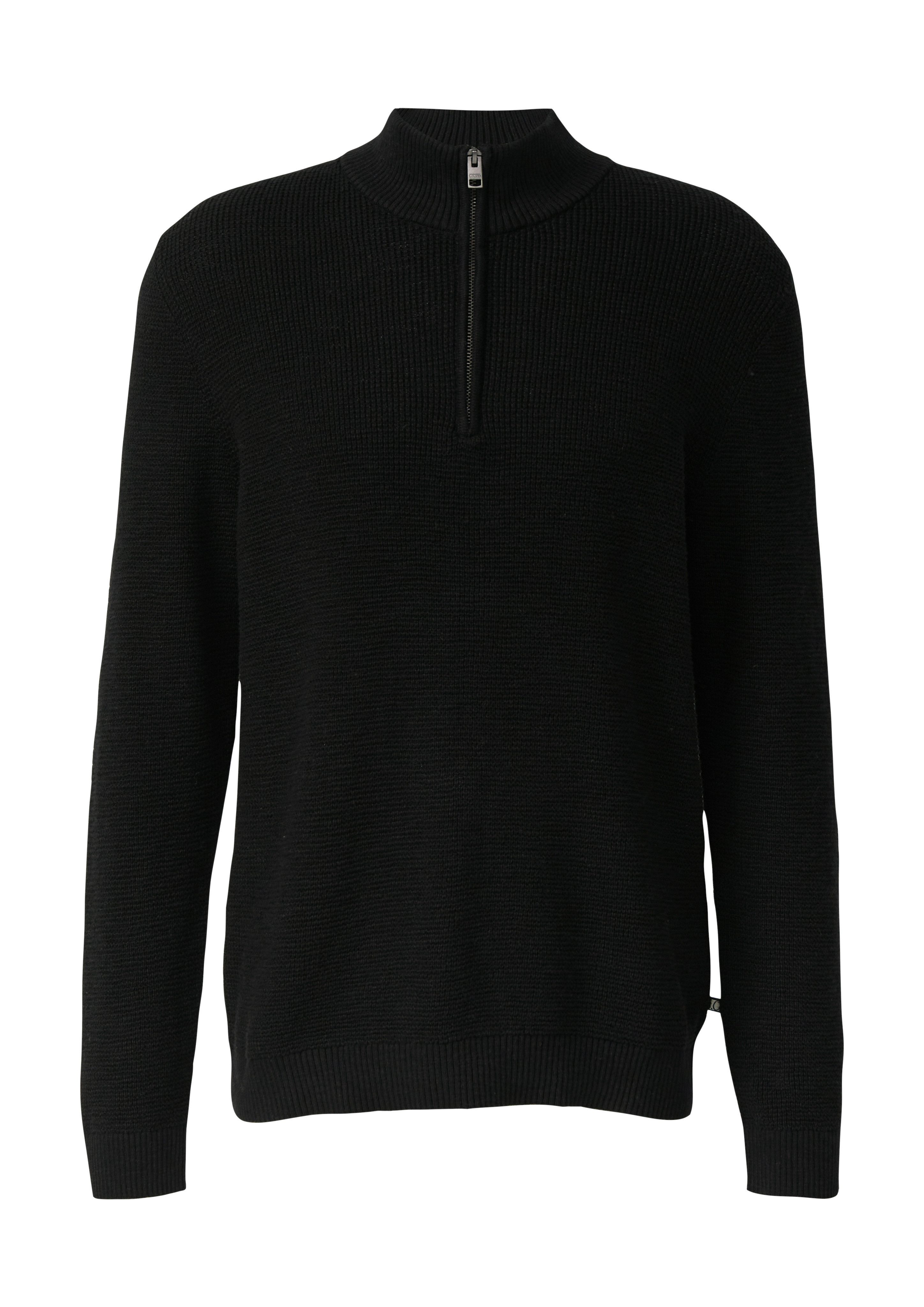s.Oliver Strickpullover mit Zipper