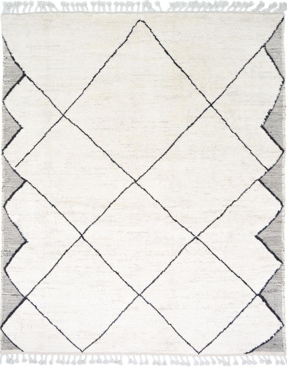 Orientteppich Berber Maroccan Design 199x237 Handgeknüpfter Moderner Orientteppich, Nain Trading, rechteckig, Höhe: 25 mm