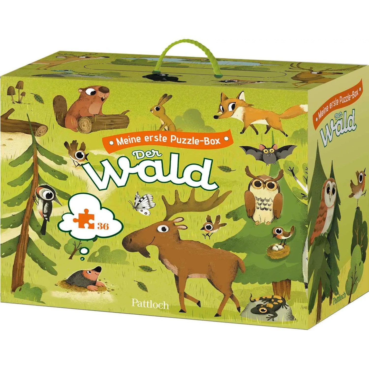 Puzzle Meine erste Puzzle-Box. Der Wald, 36 Puzzleteile