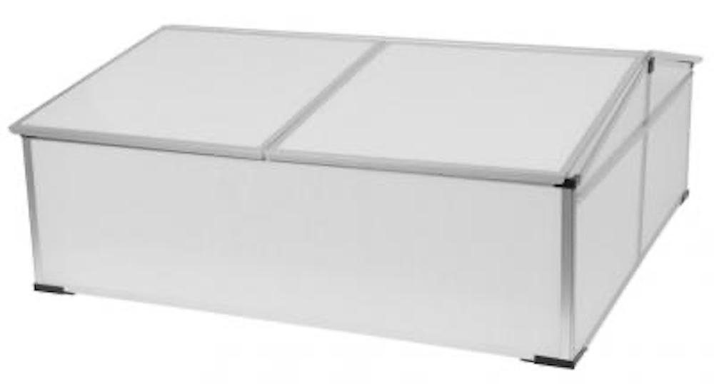 PROREGAL® Gewächshaus PIVY Gewächshaus, HxBxT 40x100x100cm, 4,00 mm Wandstärke, Garten oder Balkon, Transparent, Garten oder Balkon, Transparent, Optimale Lichtdurchlässigkeit