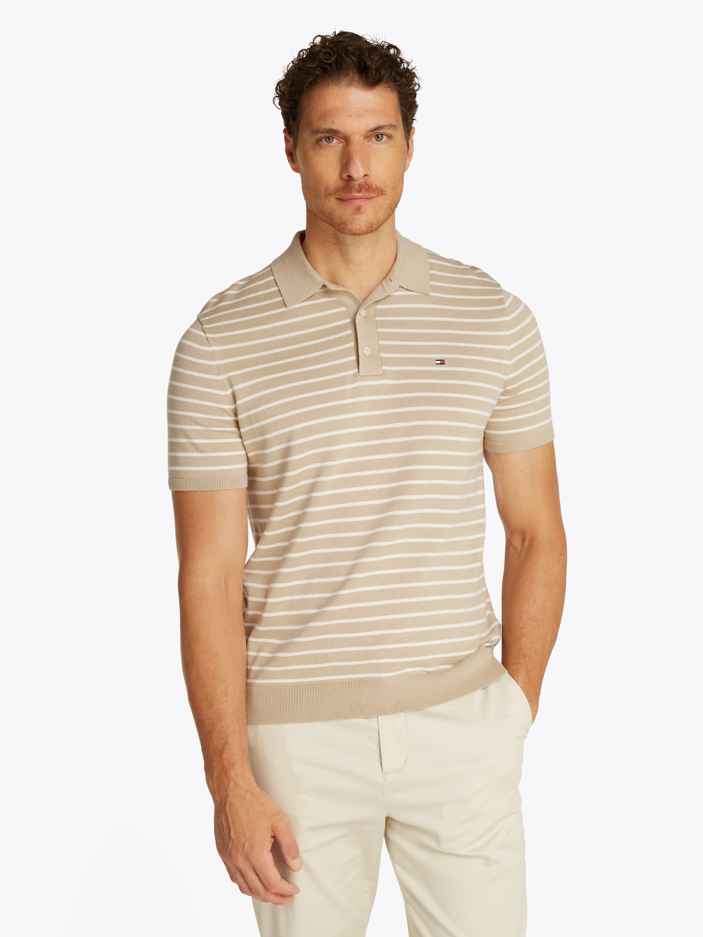 Tommy Hilfiger Poloshirt ESSENTIAL COTTON KNITTED günstig online kaufen