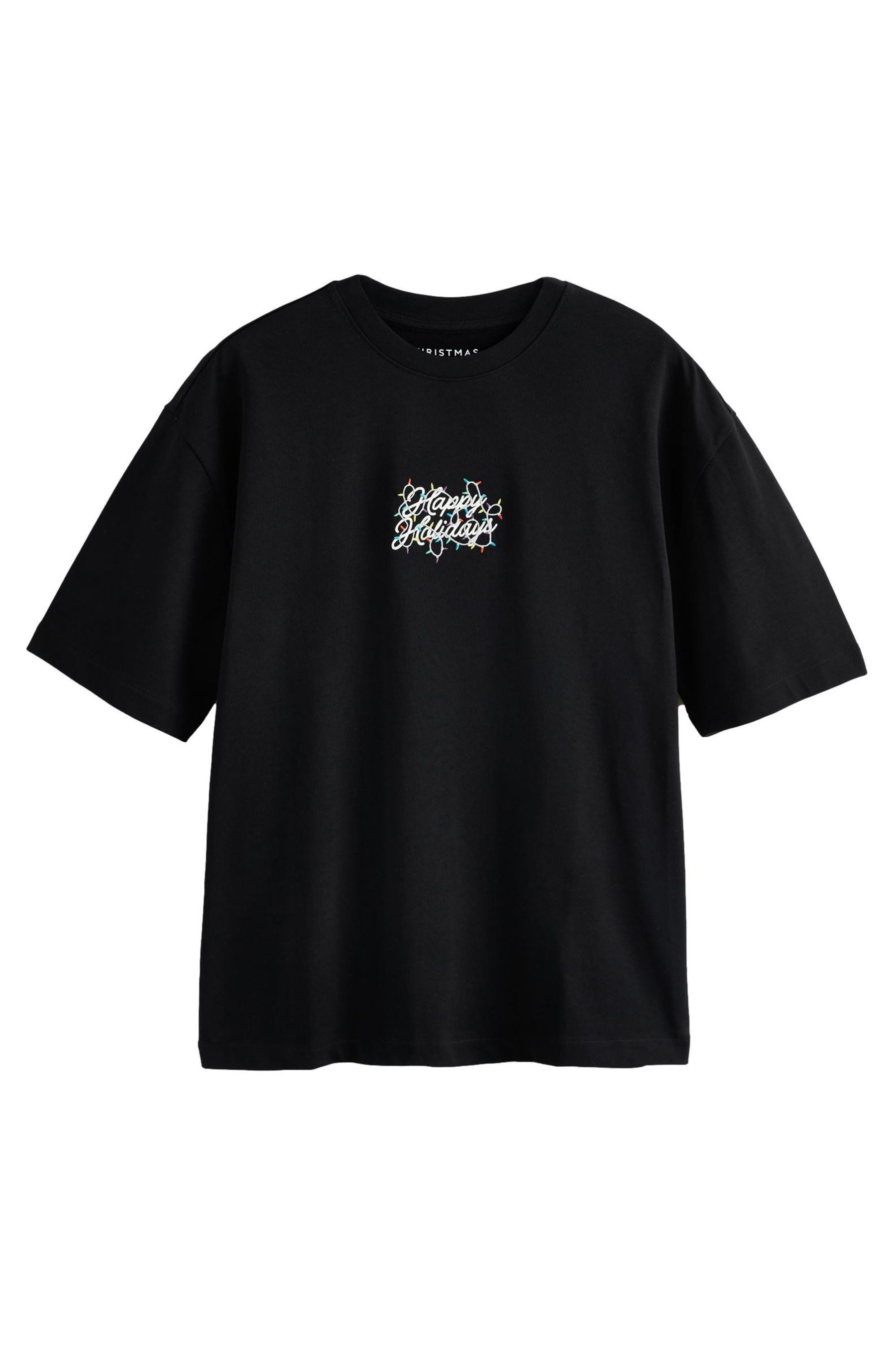 Next T-Shirt Relaxed Fit T-Shirt, Weihnachten (1-tlg)