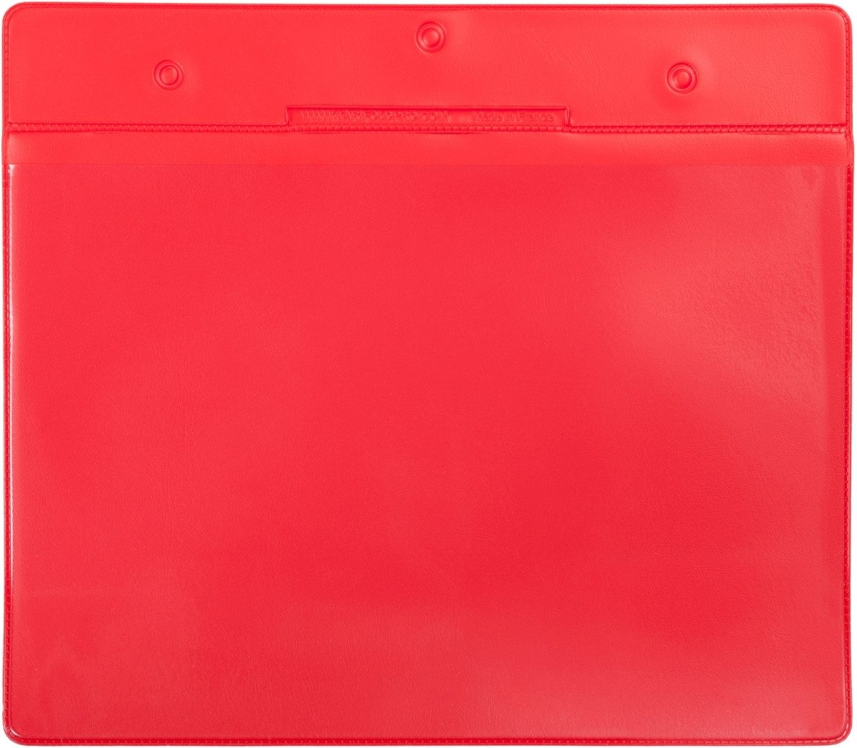 Fächermappe Kennzeichnungshülle A5 quer rot magnetisch PVC VE=10 Stück
