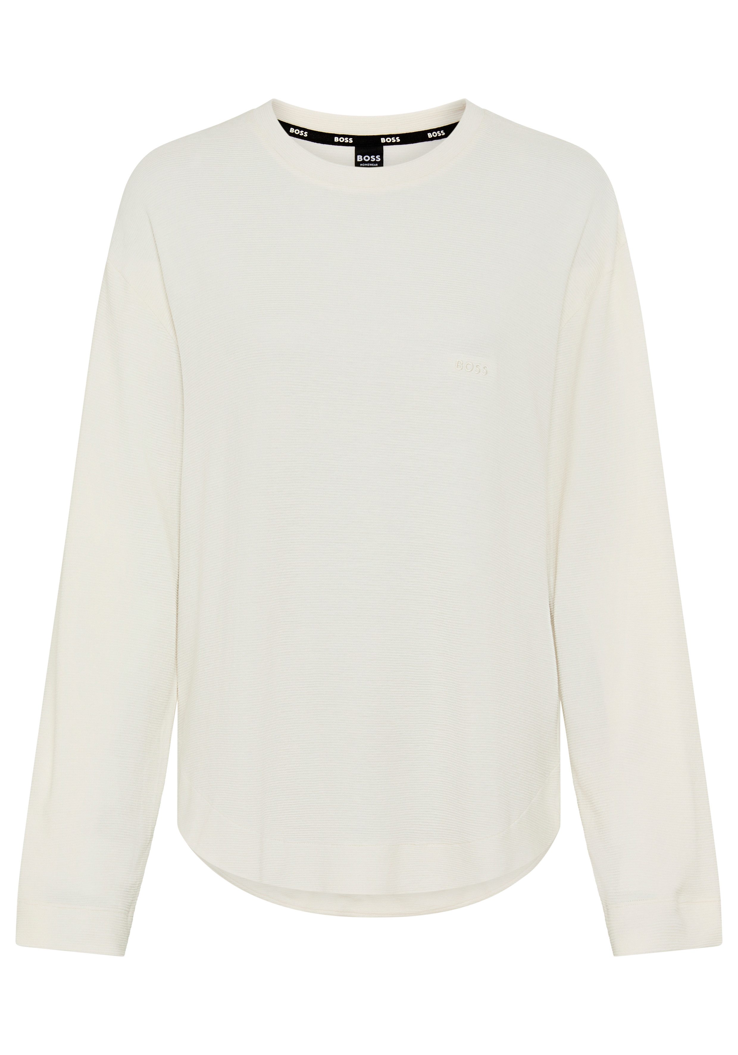 BOSS Sweatshirt Ottoman Rundhalsausschnitt, regular fit, Logoschriftzug günstig online kaufen