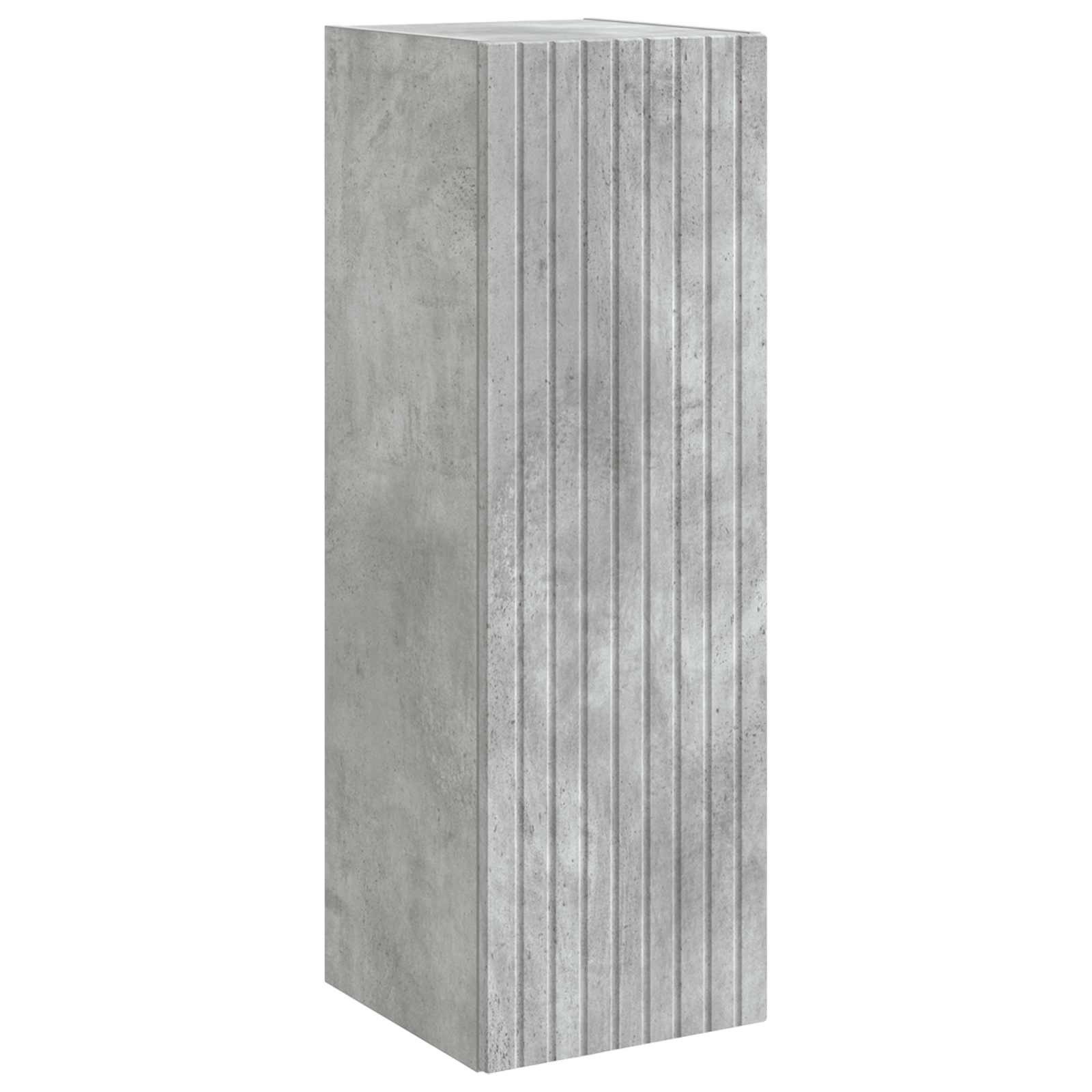 Badezimmerspiegelschrank Wandmontierter Badezimmerschrank Betongrau 33 x 34,5 x 100 cm