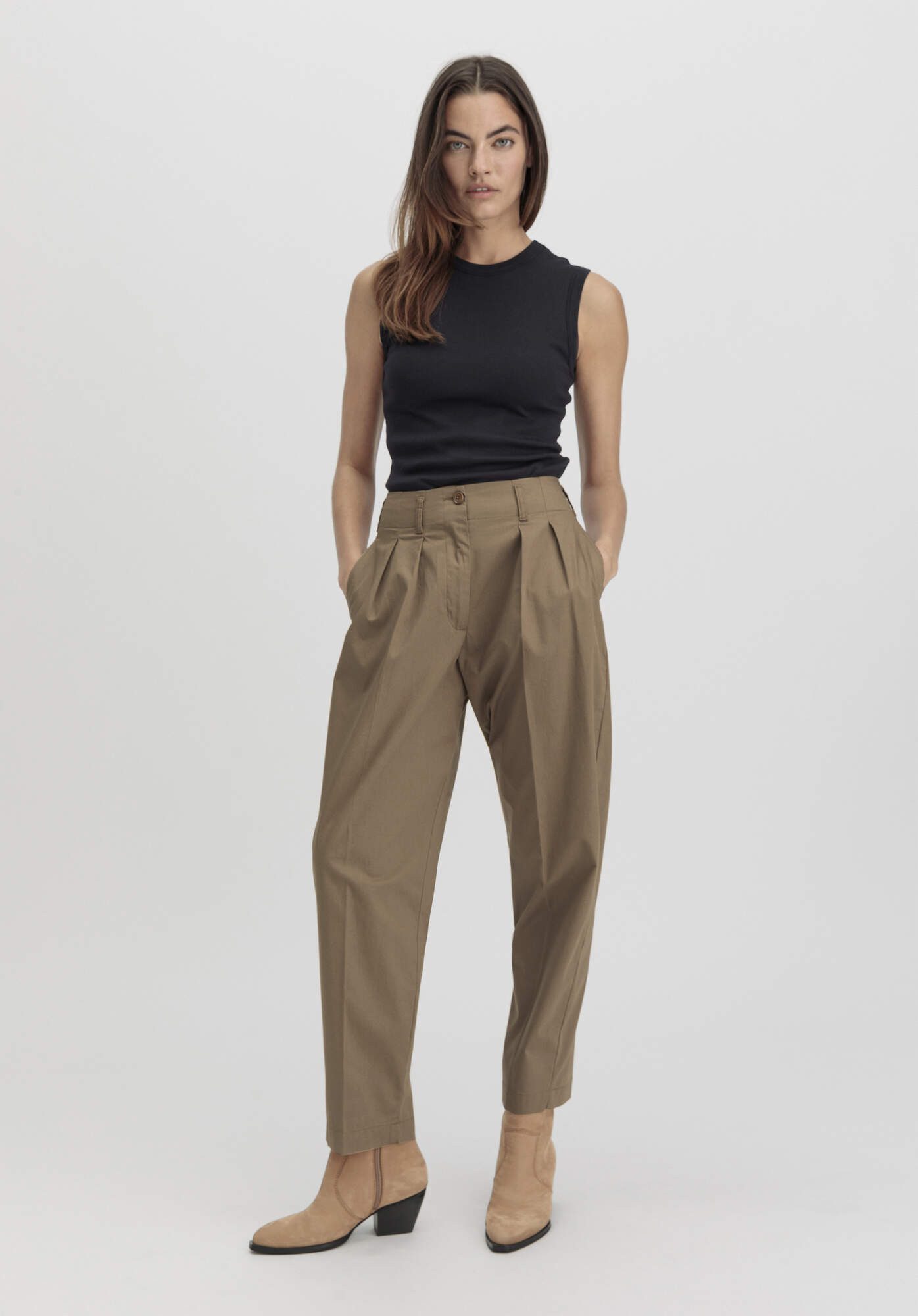 Hessnatur Stoffhose aus Bio-Baumwolle (1-tlg) günstig online kaufen