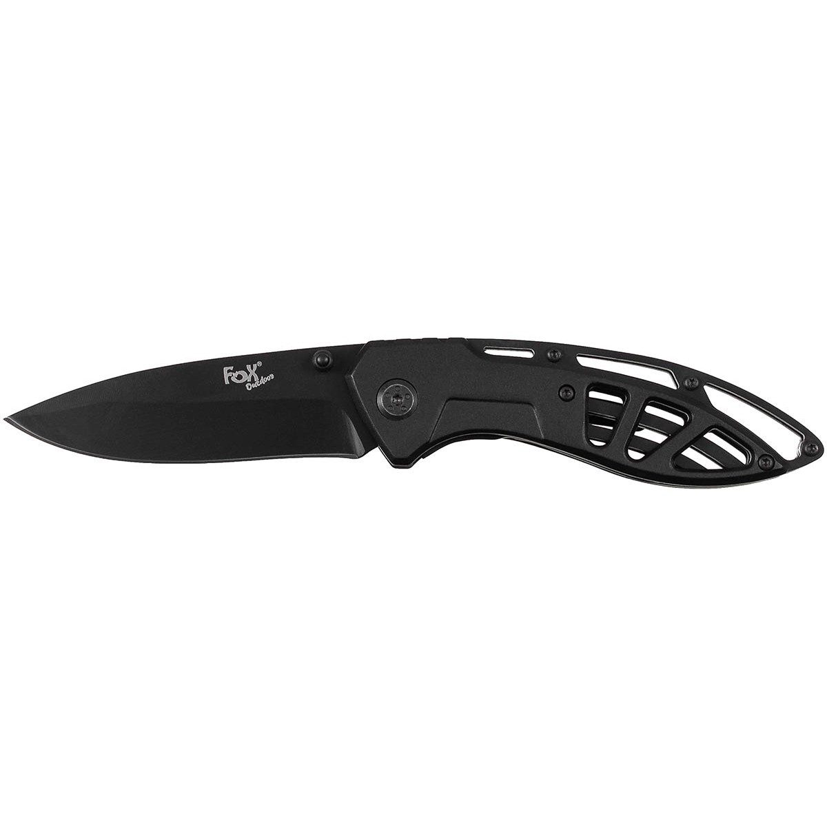 Taschenmesser Klappmesser Einhand,Gürtelclip, gelochter Griff