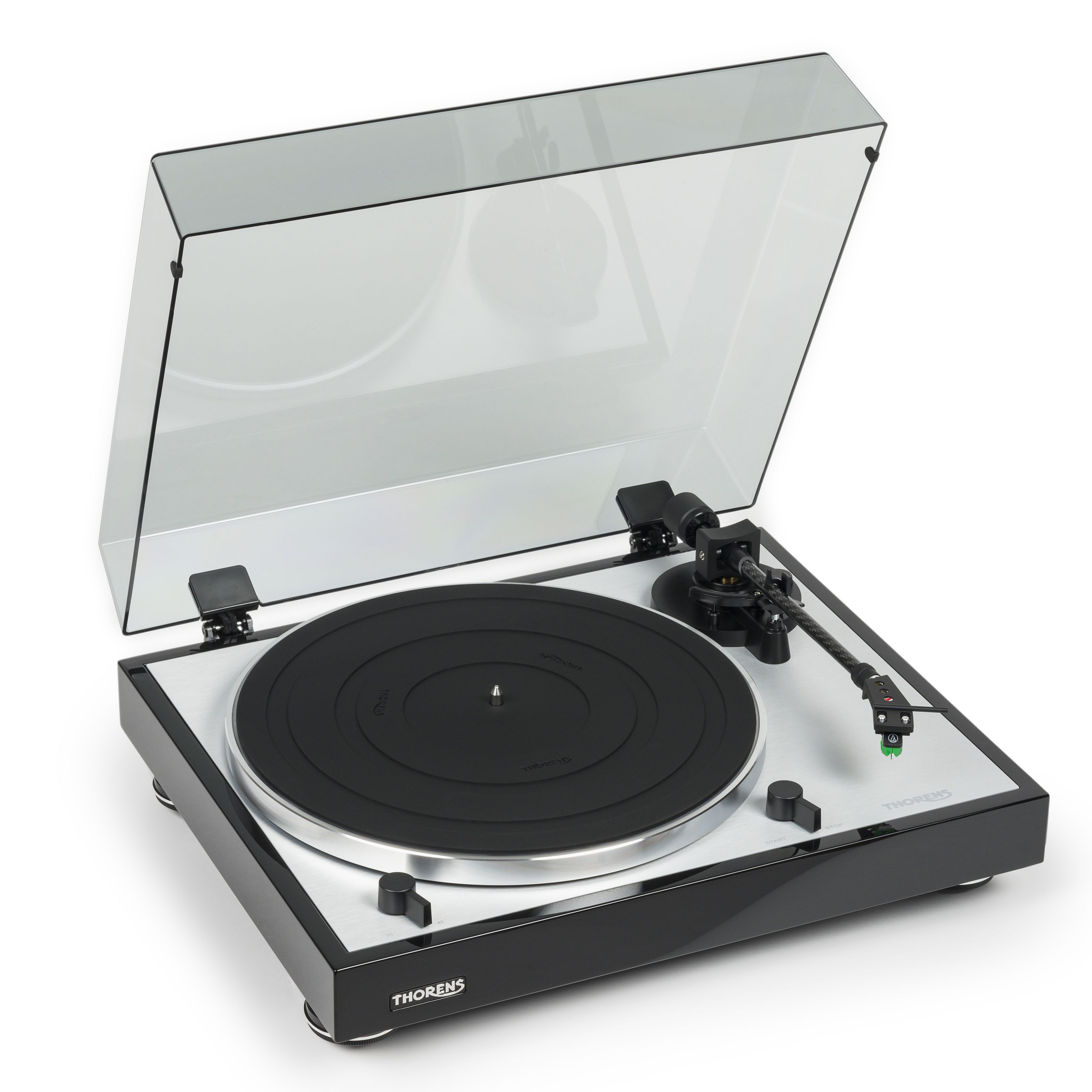 Thorens Plattenspieler (TD 402 DD (black, incl. AT VM95E) - Hifi Plattenspieler)