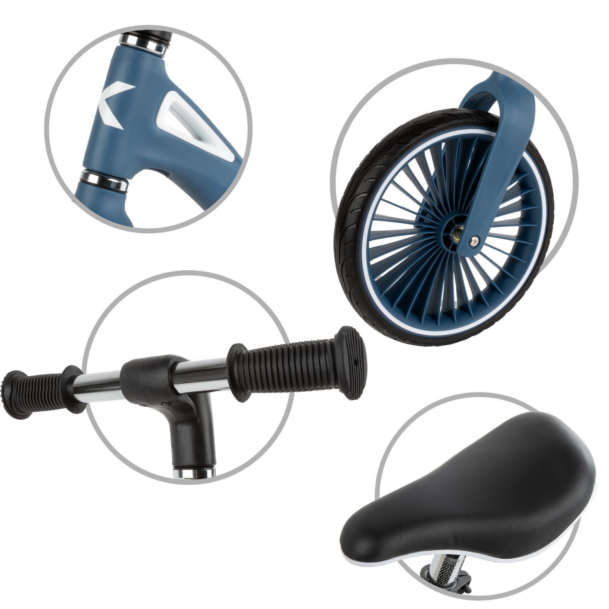 COIL Fahrrad-Laufrad Lauflernrad, Kinderlaufrad, Rutscher, Balance Bike, Nylonrahmen, Polyurethan-Reifen, Einzigartige Felge, Gewicht 30 kg – Bild 5 von 5