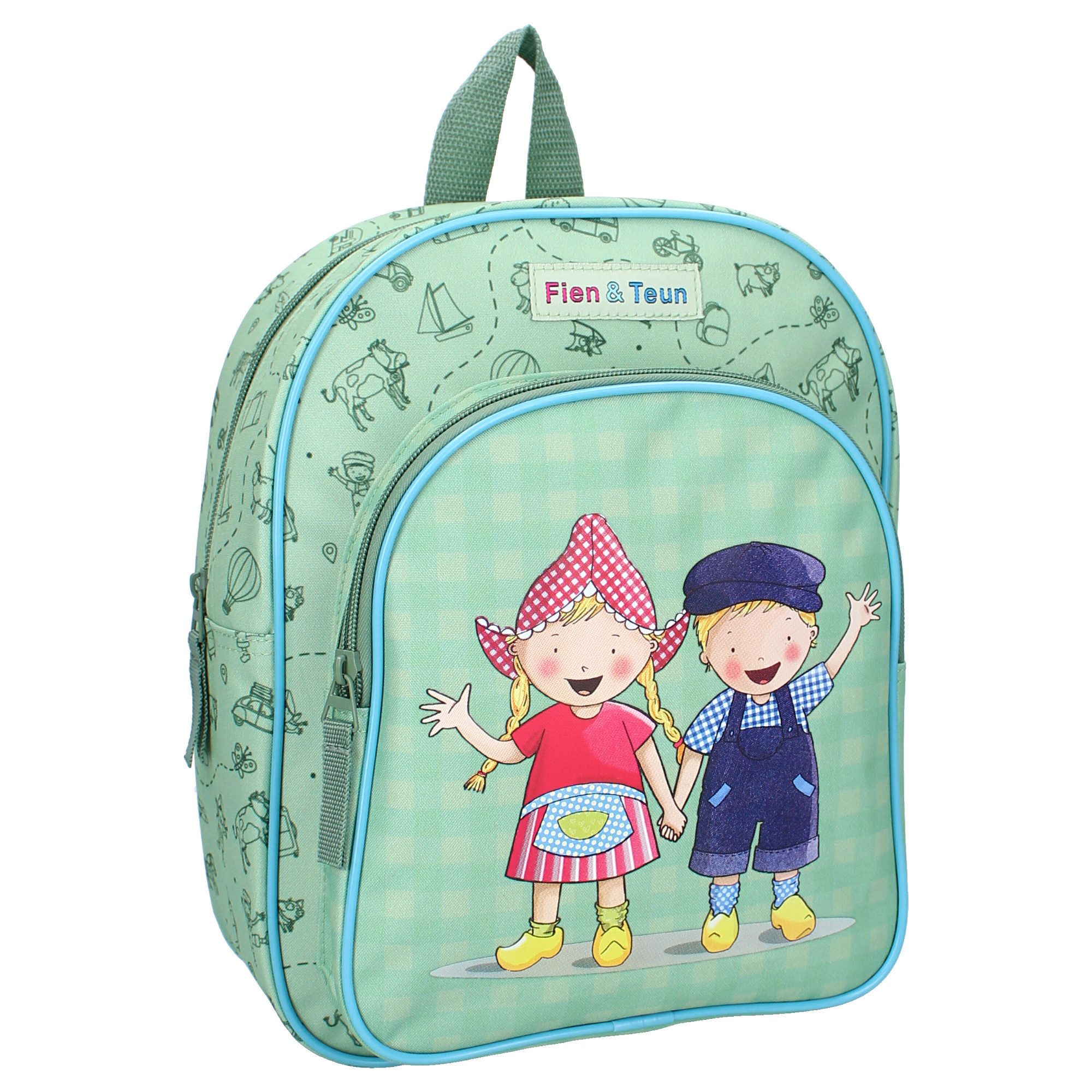 Vadobag Kinderrucksack Rucksack Dierenvriendjes für Kinder aus Polyester