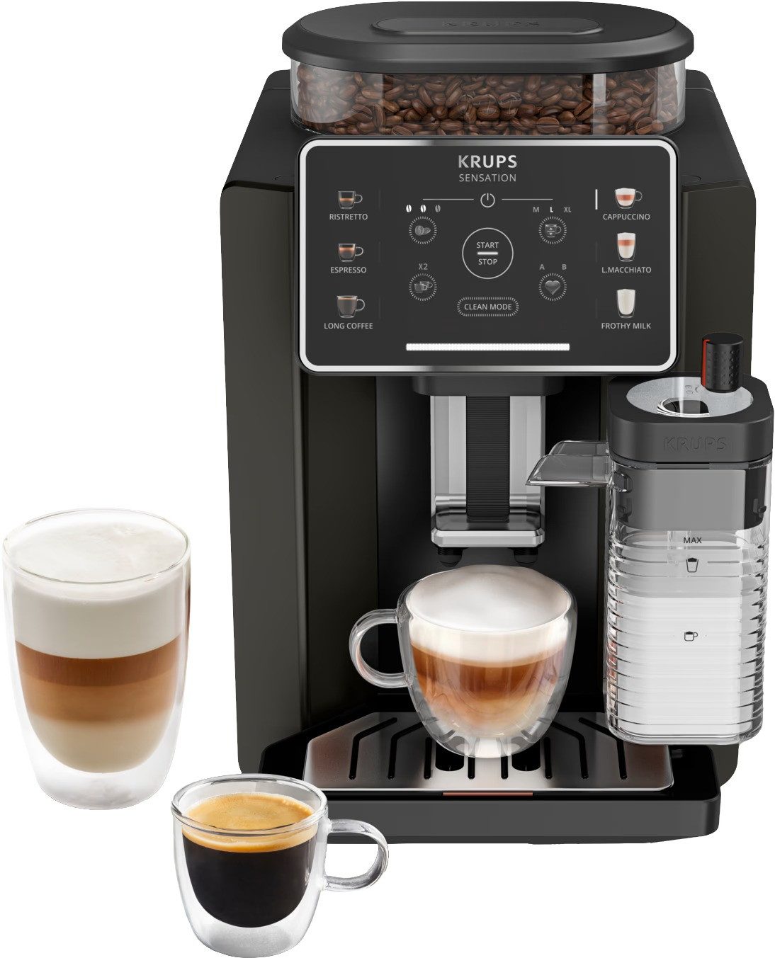 Krups Kaffeevollautomat Sensation Milk M50 EA9129, Krups Sensation Milk M50 EA9129 Kaffeevollautomat 1450W
