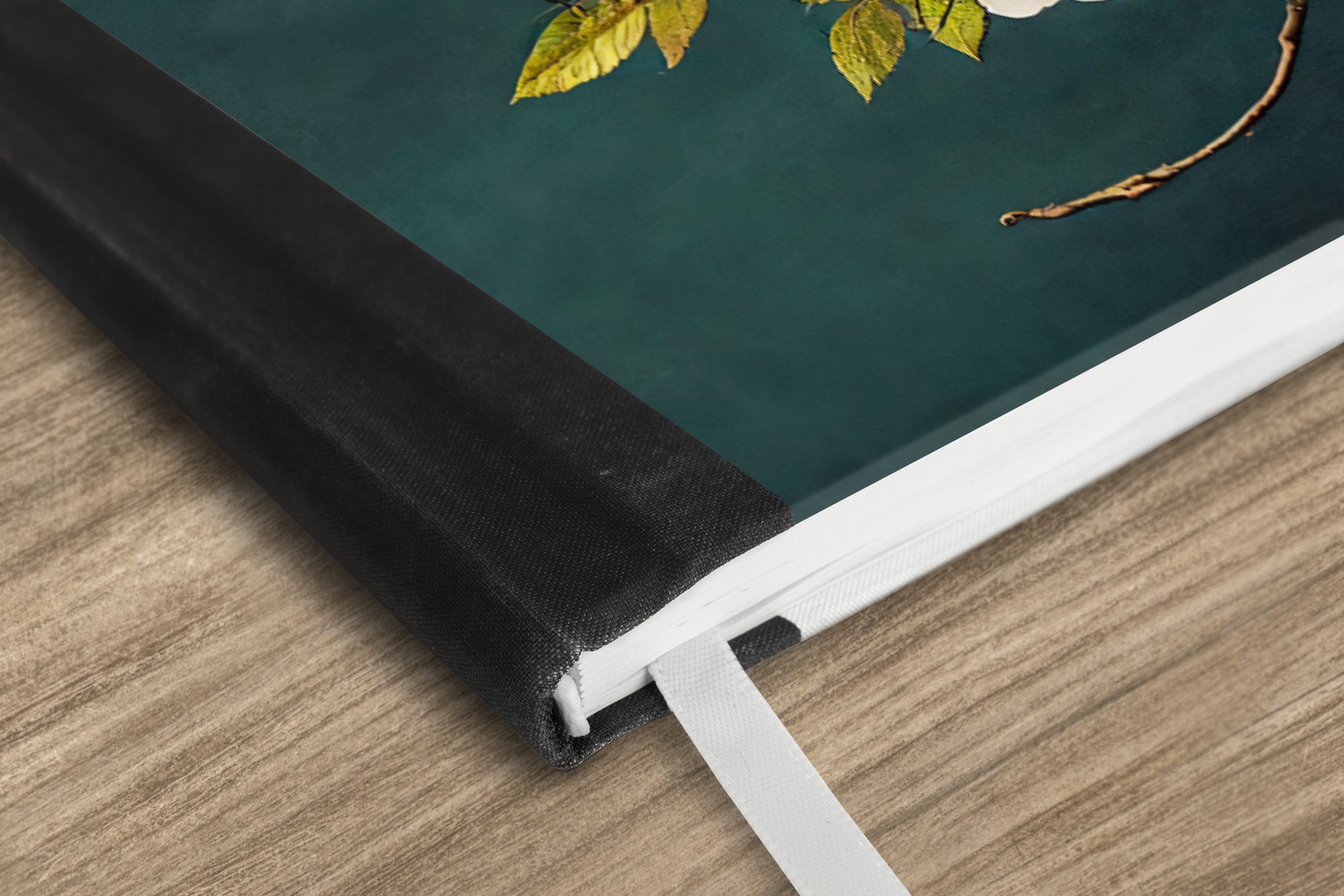 Thumbnail - MuchoWow Notizbuch Blumen - Blüte - Kirsche - Zweig - Weiß, Journal, Merkzettel, Tagebuch, Notizheft, A5, 98 Seiten, Hau...