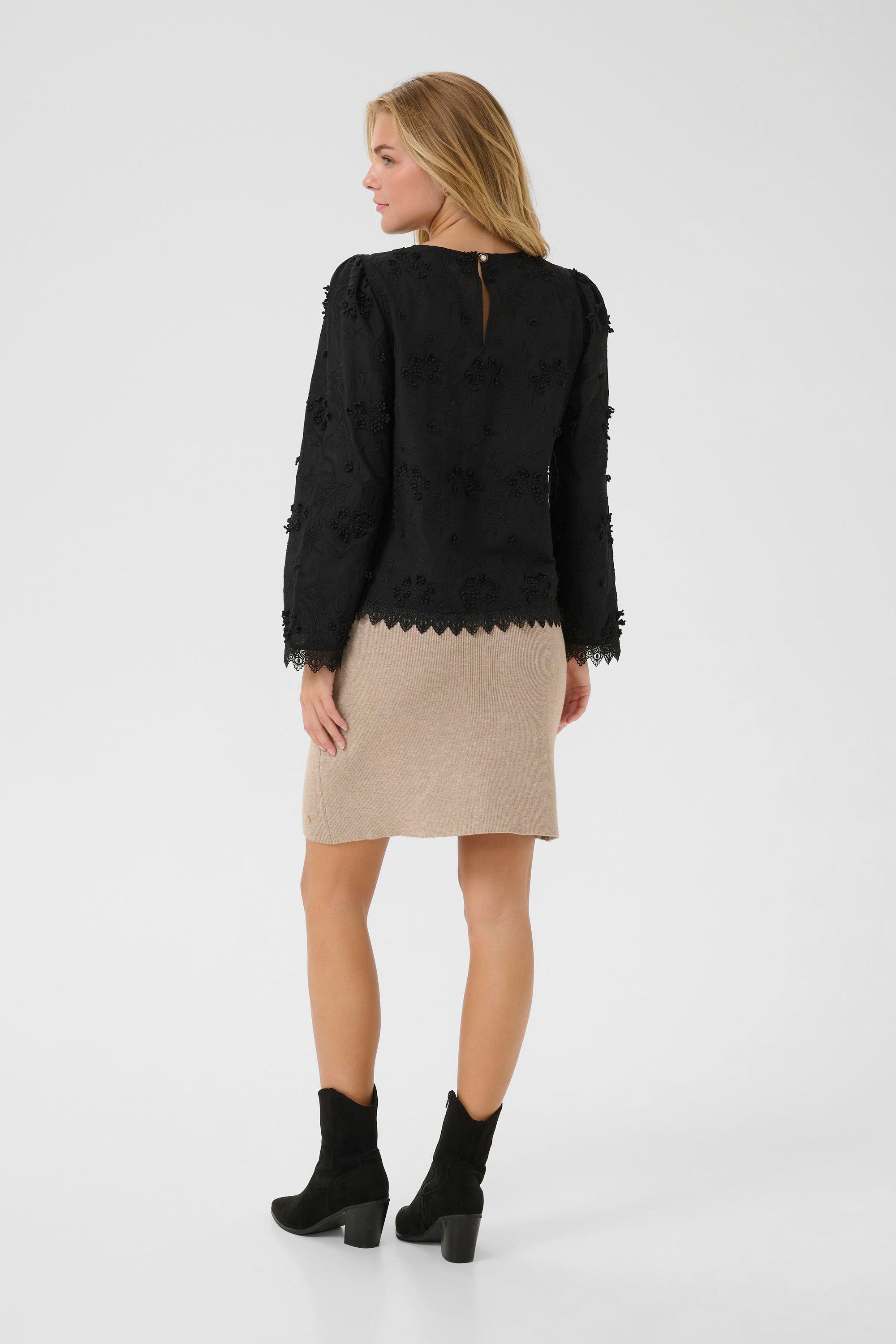 Langarmbluse Langarm-Bluse CRHilda