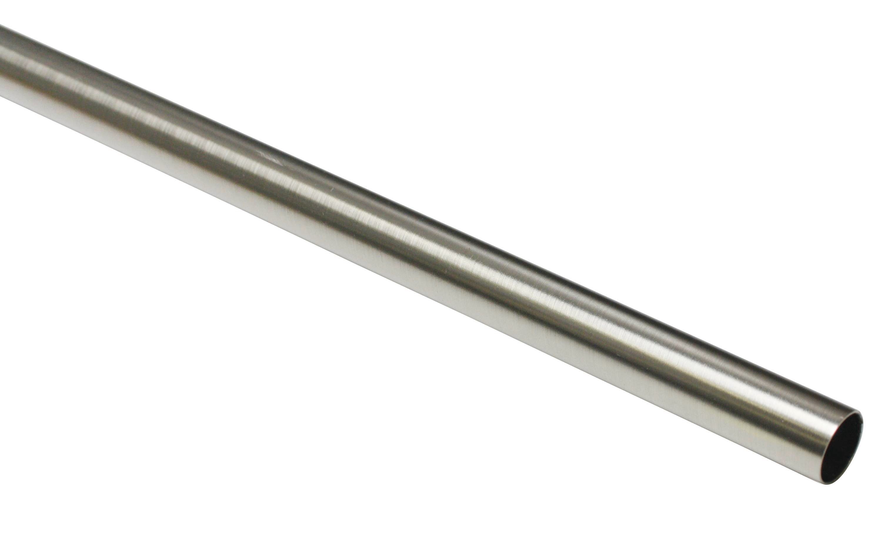 GARDINIA Gardinenstange Gardinia Gardinenstange Ø 20 mm edelstahl-optik, standard
