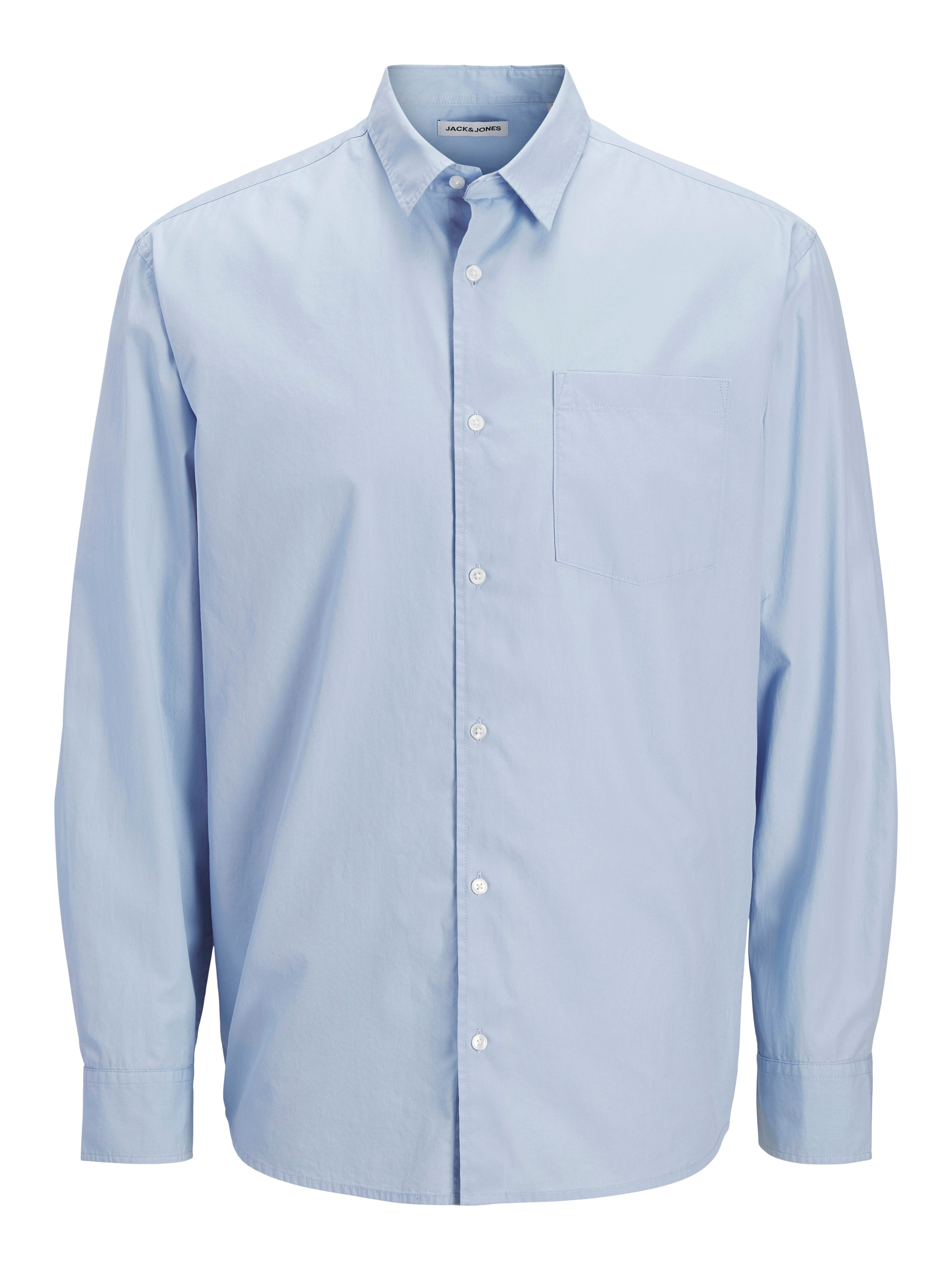 Jack & Jones Langarmhemd JJCOLE POPLIN STRIPE SHIRT LS