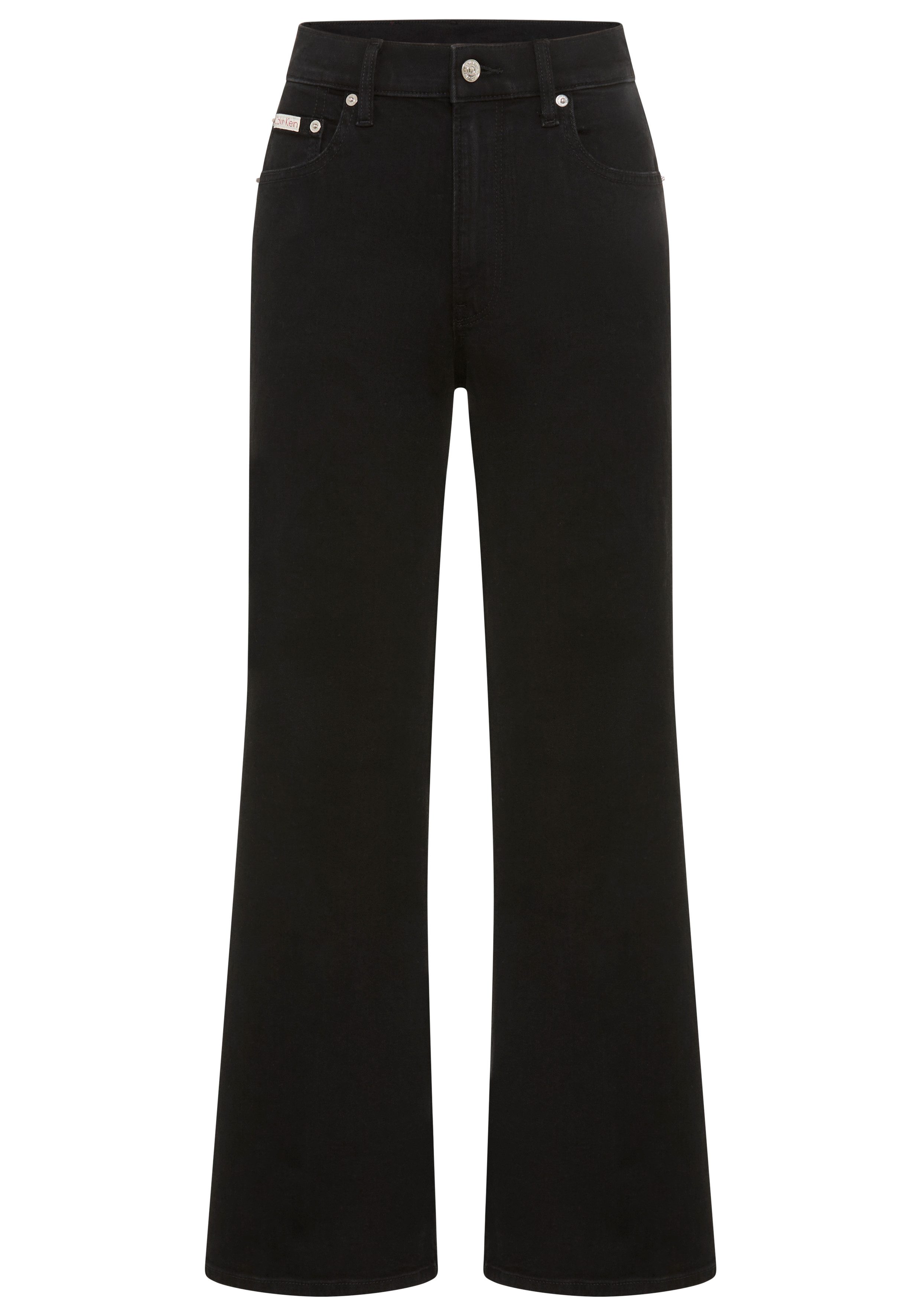 Calvin Klein Jeans Weite Jeans mit hohem Bund und weitem Bein, stone washed günstig online kaufen