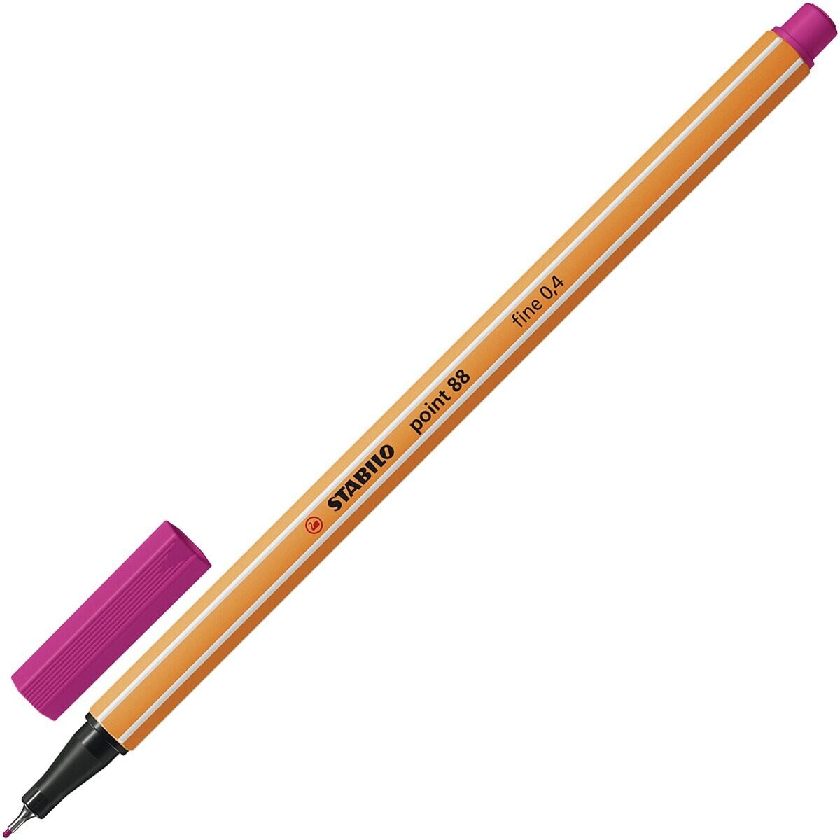 STABILO Fineliner point 88®, (1-tlg), mit wasserbasierter Tinte ohne Metallanteile