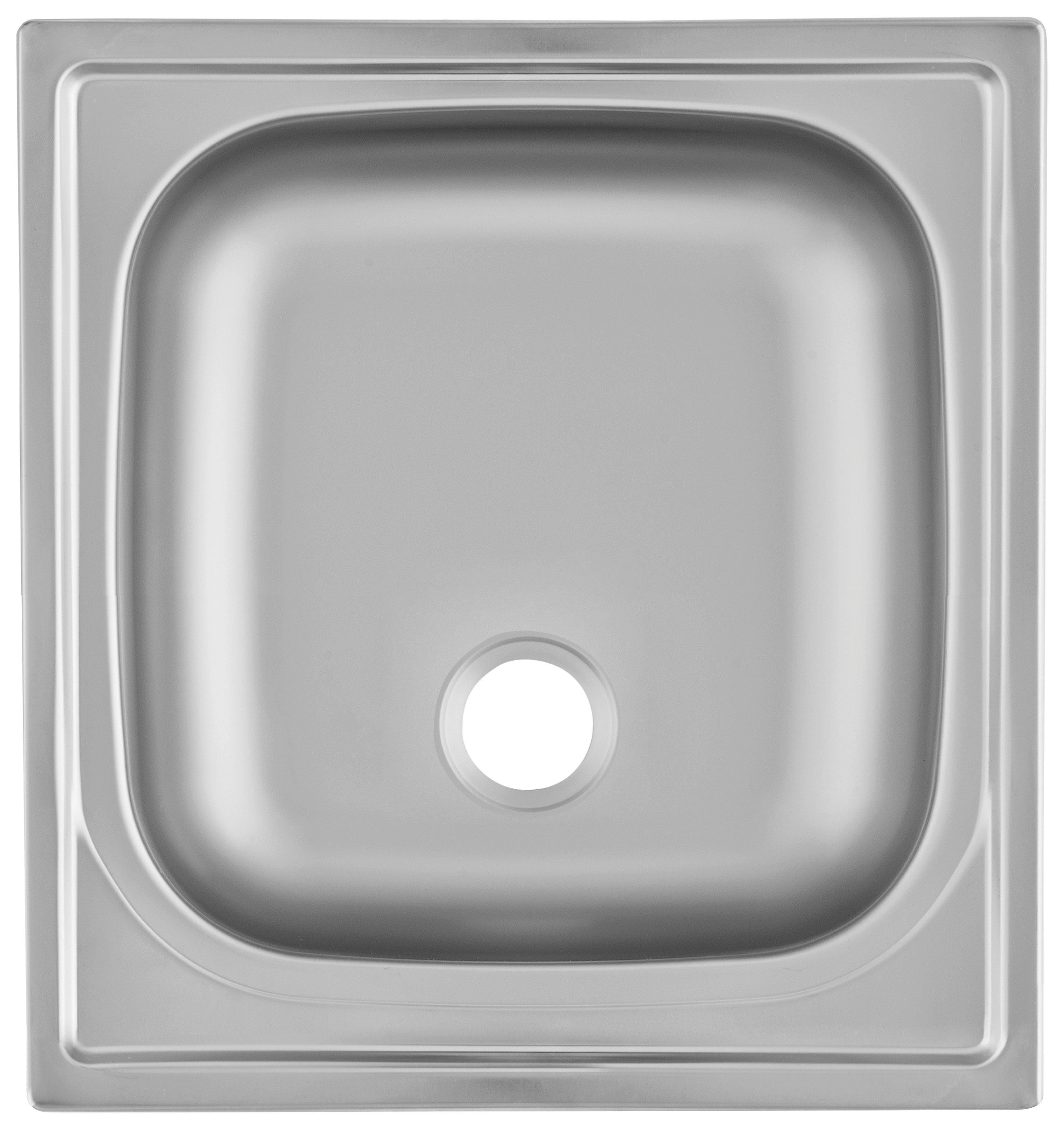 Küchenzeile weiß cm OPTIFIT mit weiß/rot/wildeichefarben | 150 E-Geräten, Breite Mini,