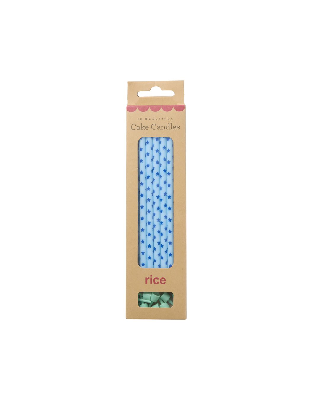 ReWu Standkerzenhalter Rice Variante Kuchenkerzen (10er-SET)