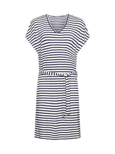 Esprit Strandkleid »Gestreiftes Jersey-Kleid aus LENZING™ ECOVERO™«