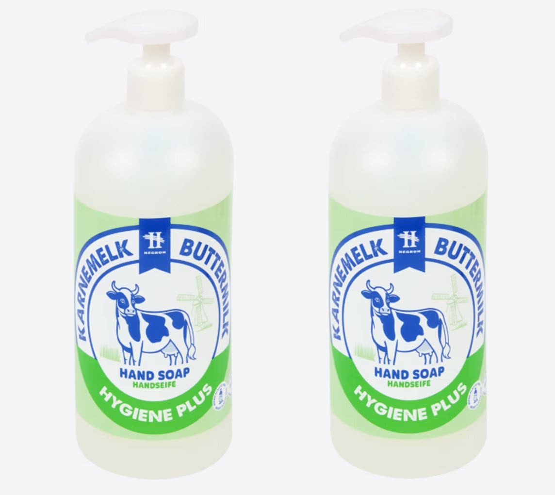 Spectrum Handseife Hegron Buttermilch Handseife Hygiene 2 x 1 Liter, 2-tlg.